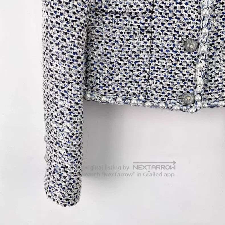 Chanel Chanel 25P colour-matched sequin round neck single-breaste Size XS / US 0-2 / IT 36-38 - 4 Thumbnail