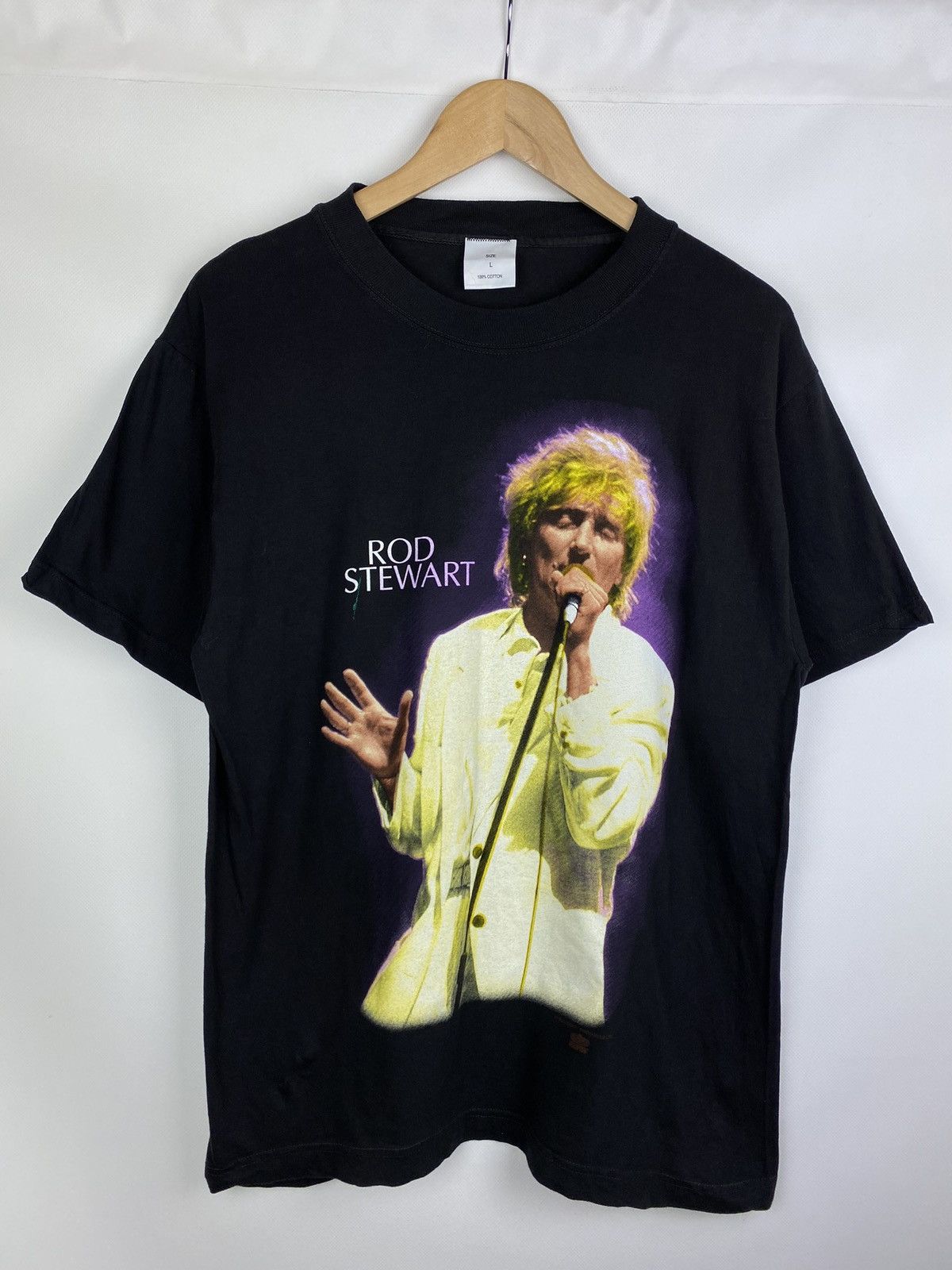 Band Tees Rod Stewart vintage 1993 A Scanner In The Works tour t Shirt Size US L / EU 52-54 / 3 - 1 Thumbnail