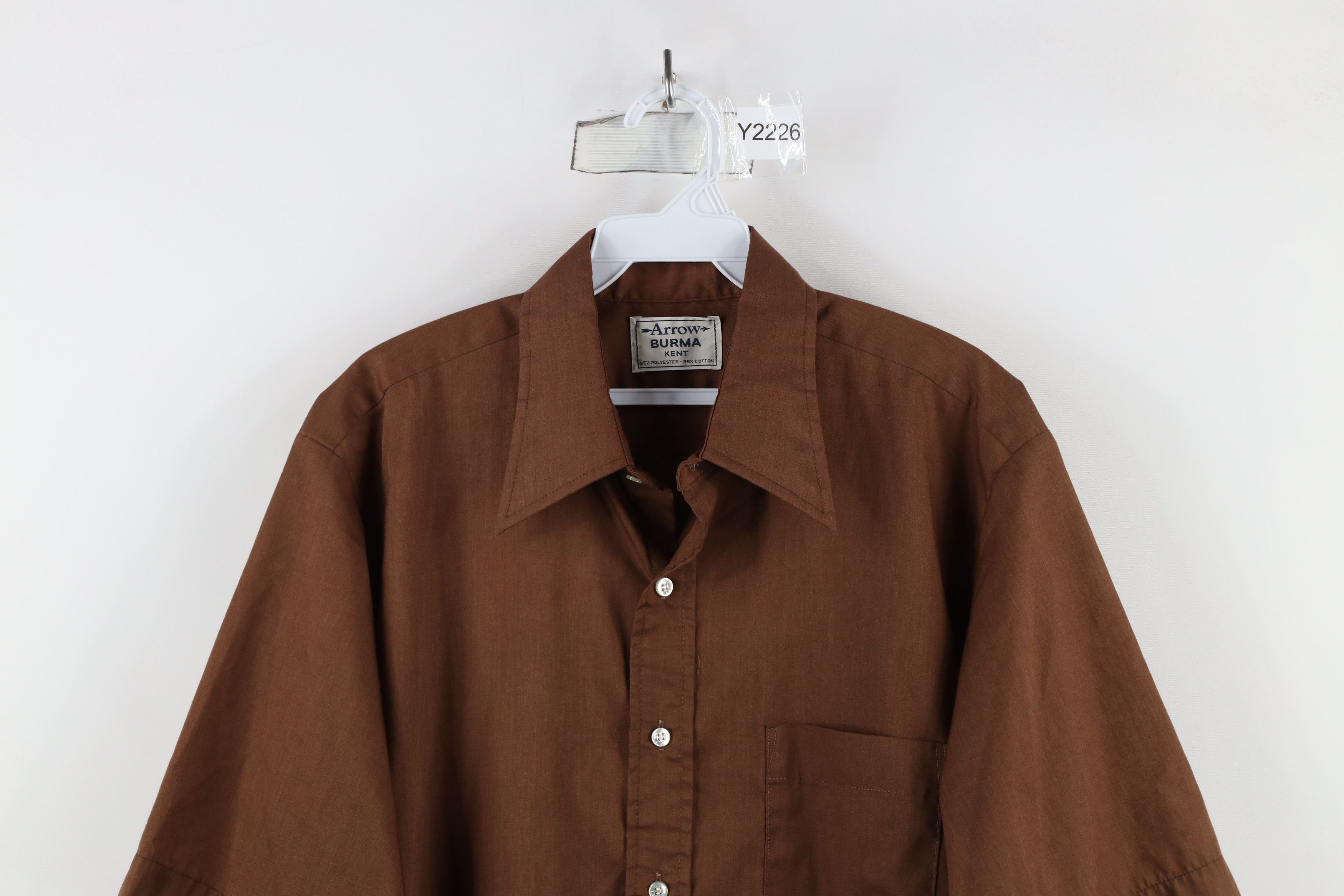 Vintage Vintage 70s Streetwear Short Sleeve Collared Button Shirt Size US XL / EU 56 / 4 - 2 Thumbnail