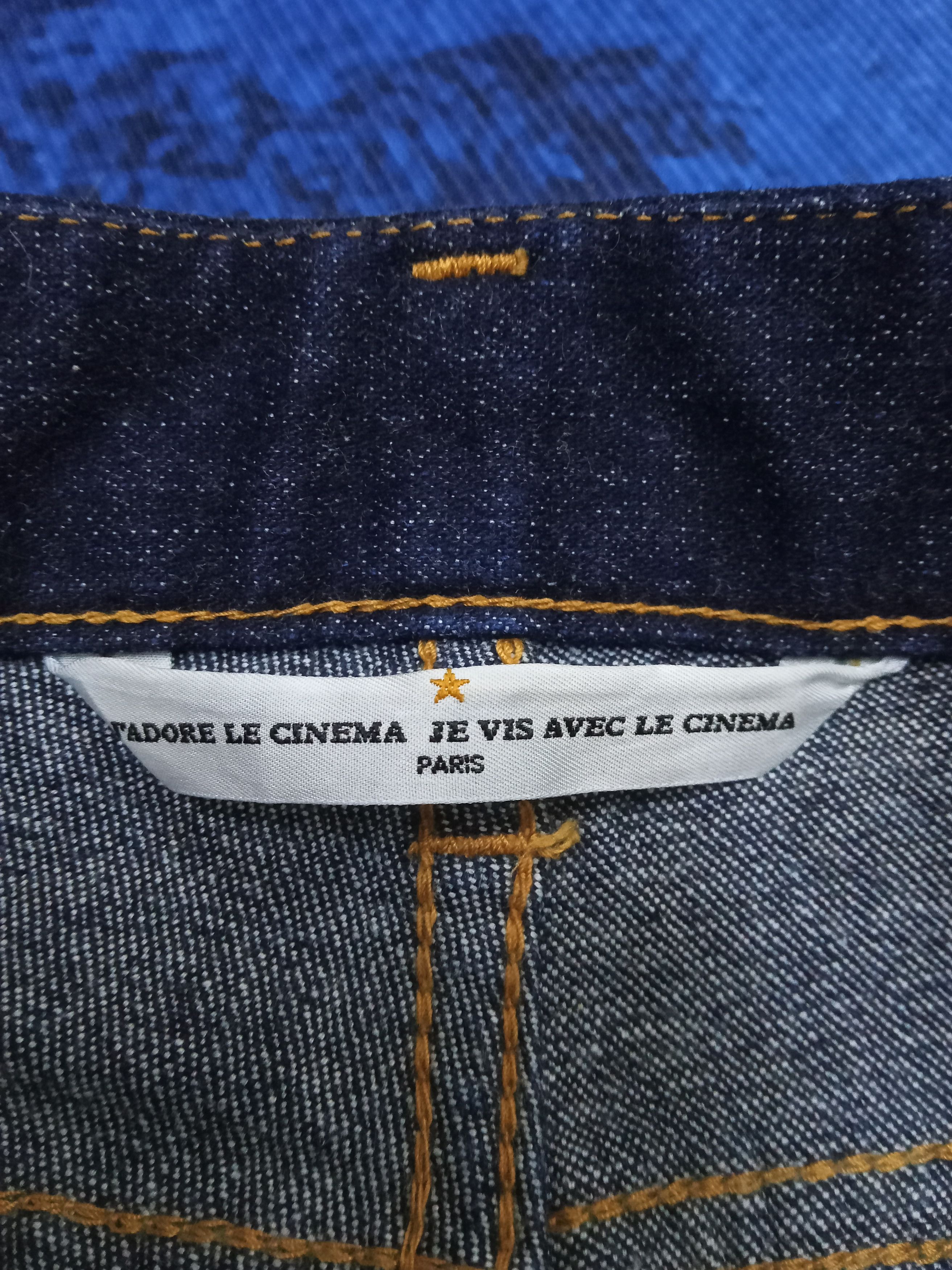 Japanese Brand J Adore Le Cinema Je Vis Avec Le Cinema Jeans Size 30" / US 8 / IT 44 - 3 Thumbnail