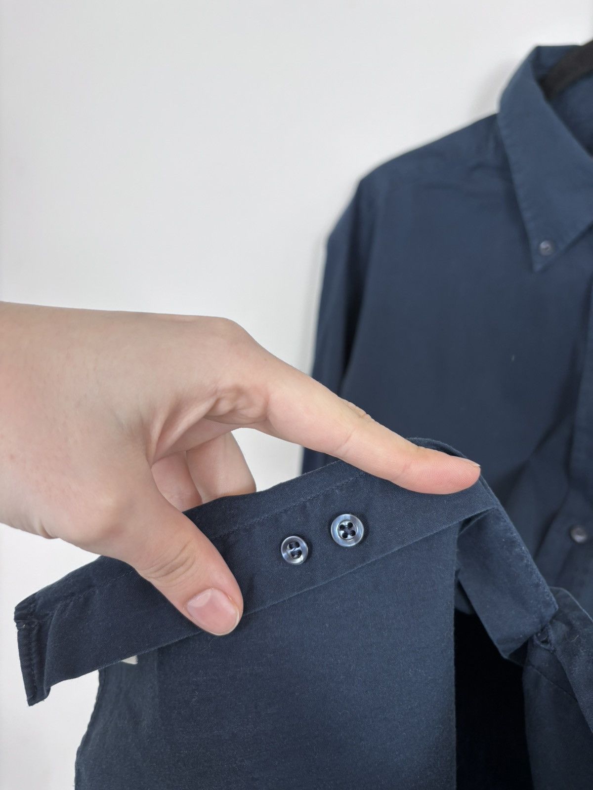 Avirex Vintage Avirex USA Navy Blue Button Up Long Sleeve Shirt Size US XXL / EU 58 / 5 - 11 Thumbnail