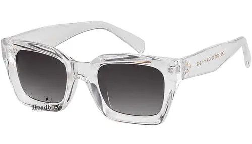 Vintage Vintage Oversized Transparent Sunglasses Size ONE SIZE - 4 Thumbnail