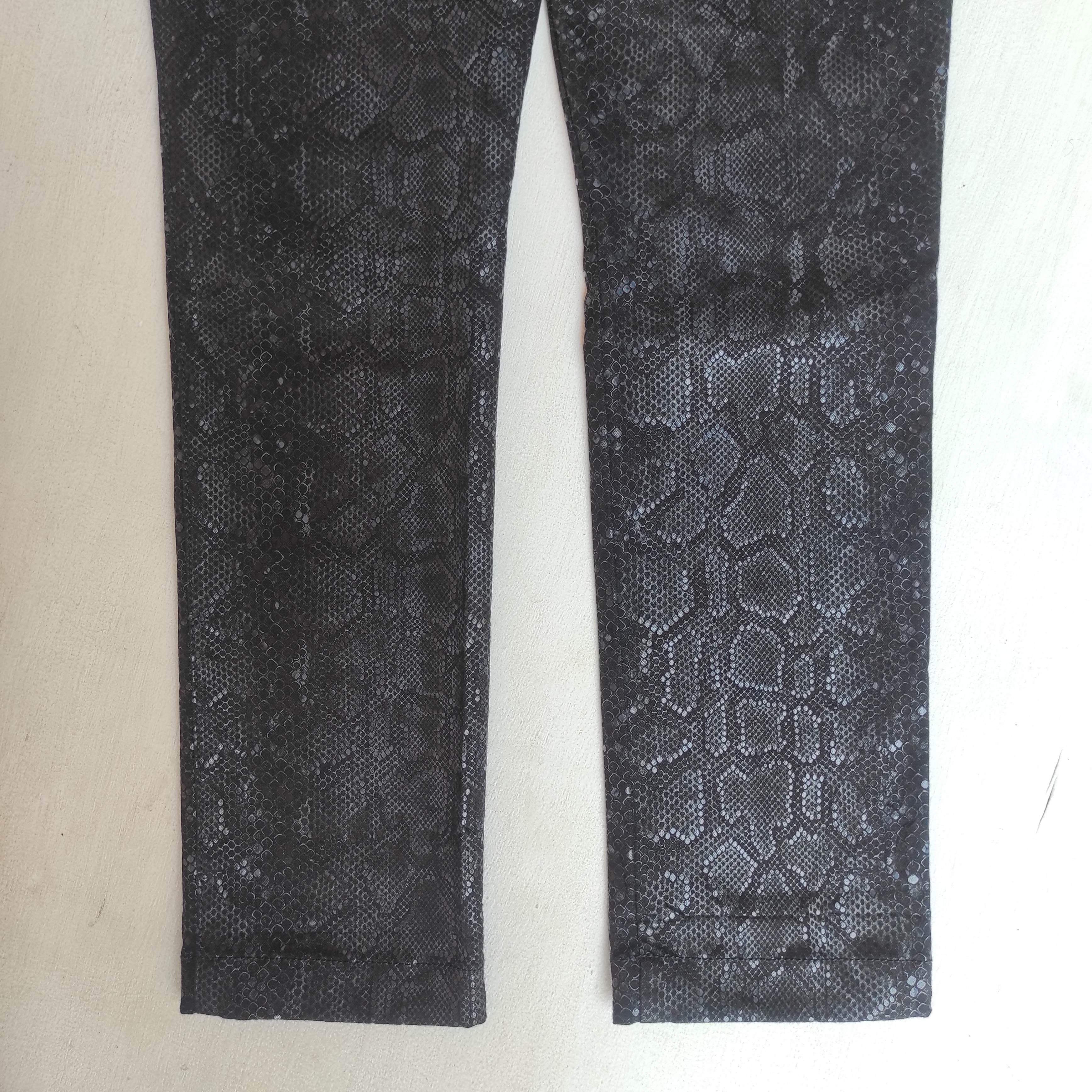Escada Escada Python Pants Black Snake Print Sexy Designer Size 30" / US 8 / IT 44 - 16 Thumbnail