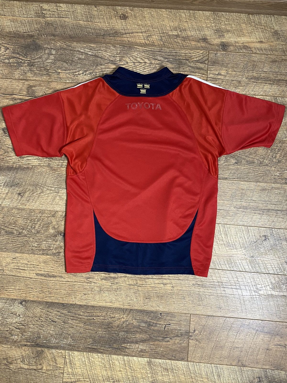 Adidas Adidas Munster Rugby Jersey Red Toyota Authentic Size US L / EU 52-54 / 3 - 11 Thumbnail