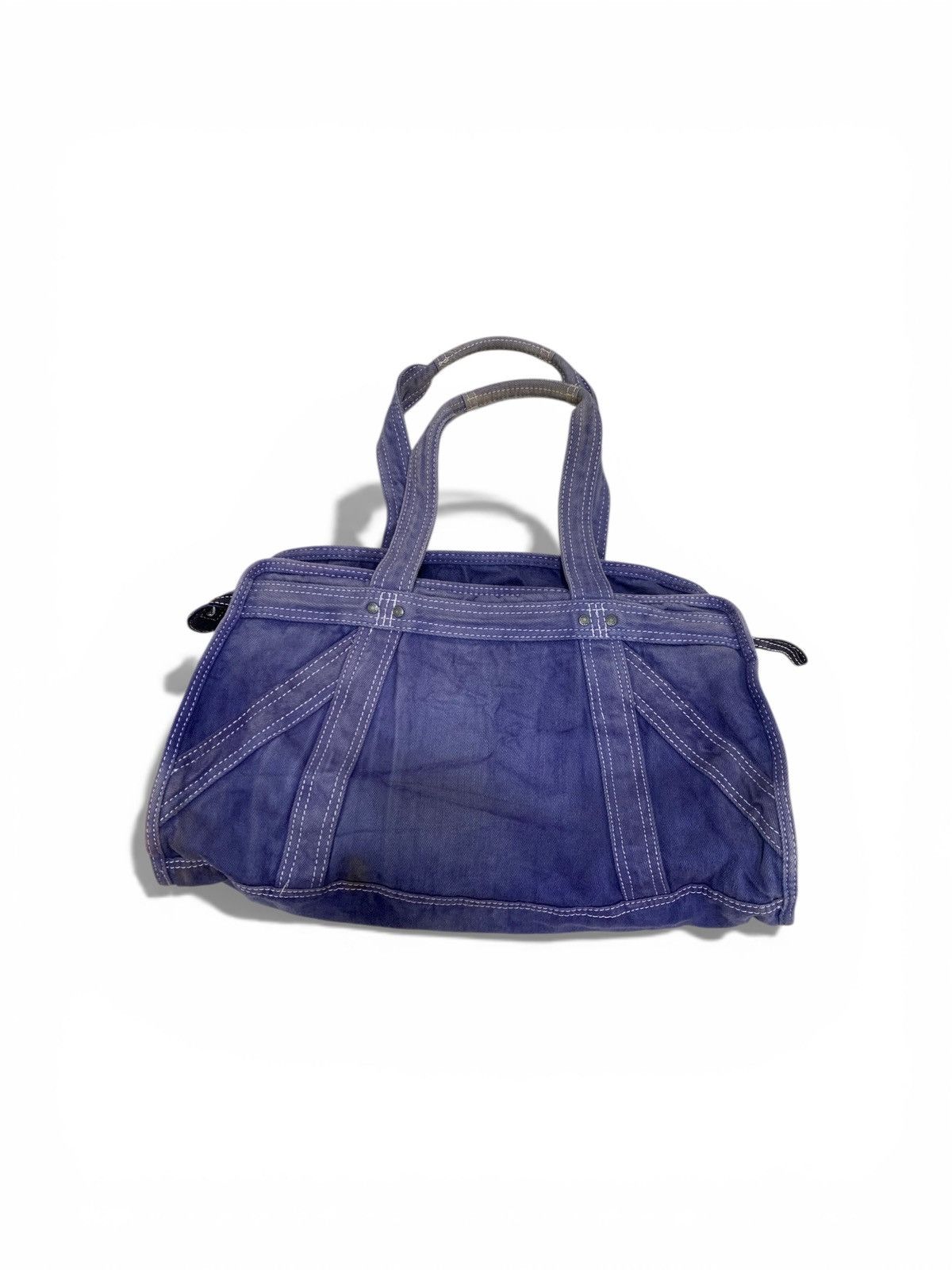 Diesel Vintage Diesel Blue Denim Duffel Bag Avant Garde Japanese Size ONE SIZE - 3 Thumbnail