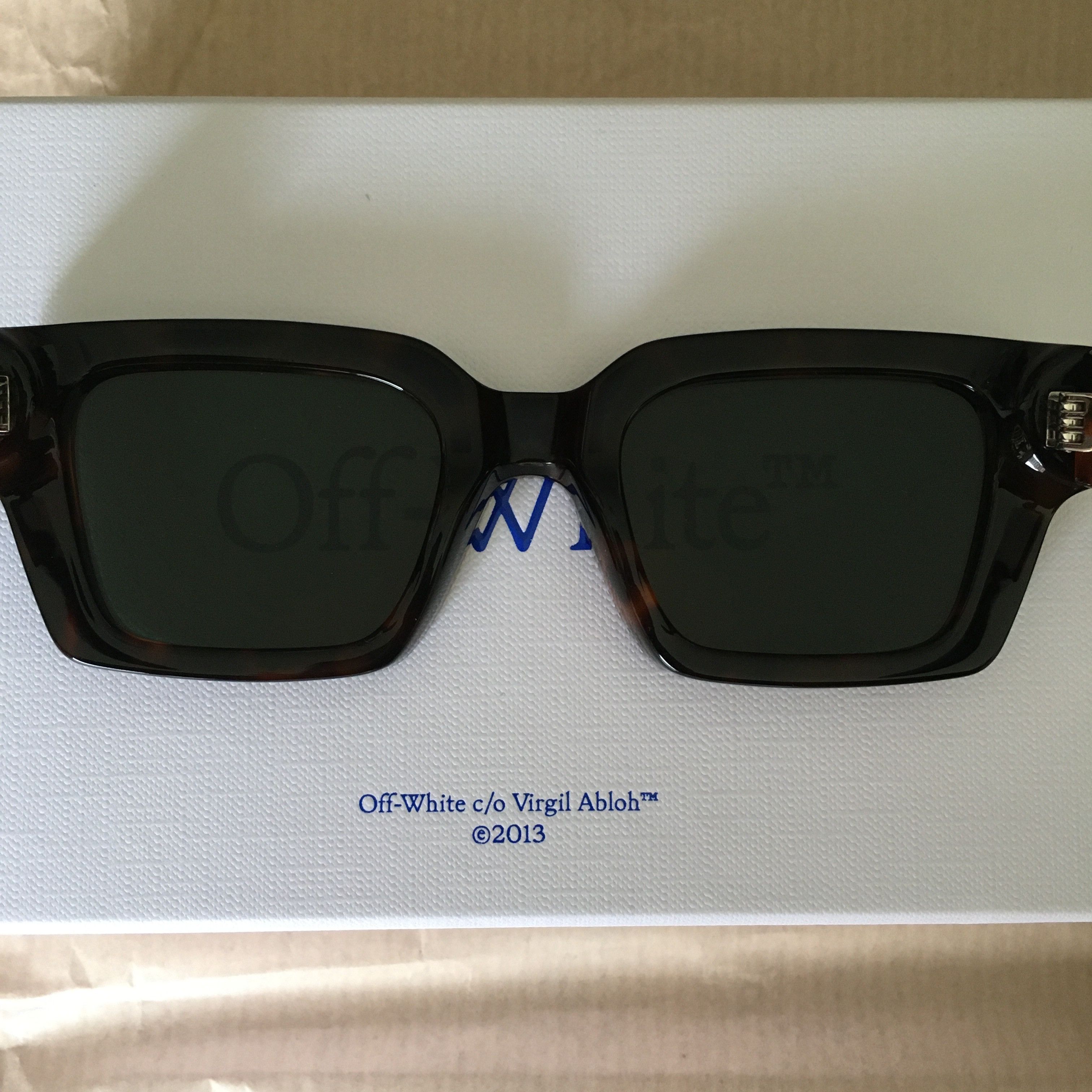 Off-White × Virgil Abloh OFF-WHITE Virgil Sunglasses TORTOISE Size ONE SIZE - 10 Thumbnail