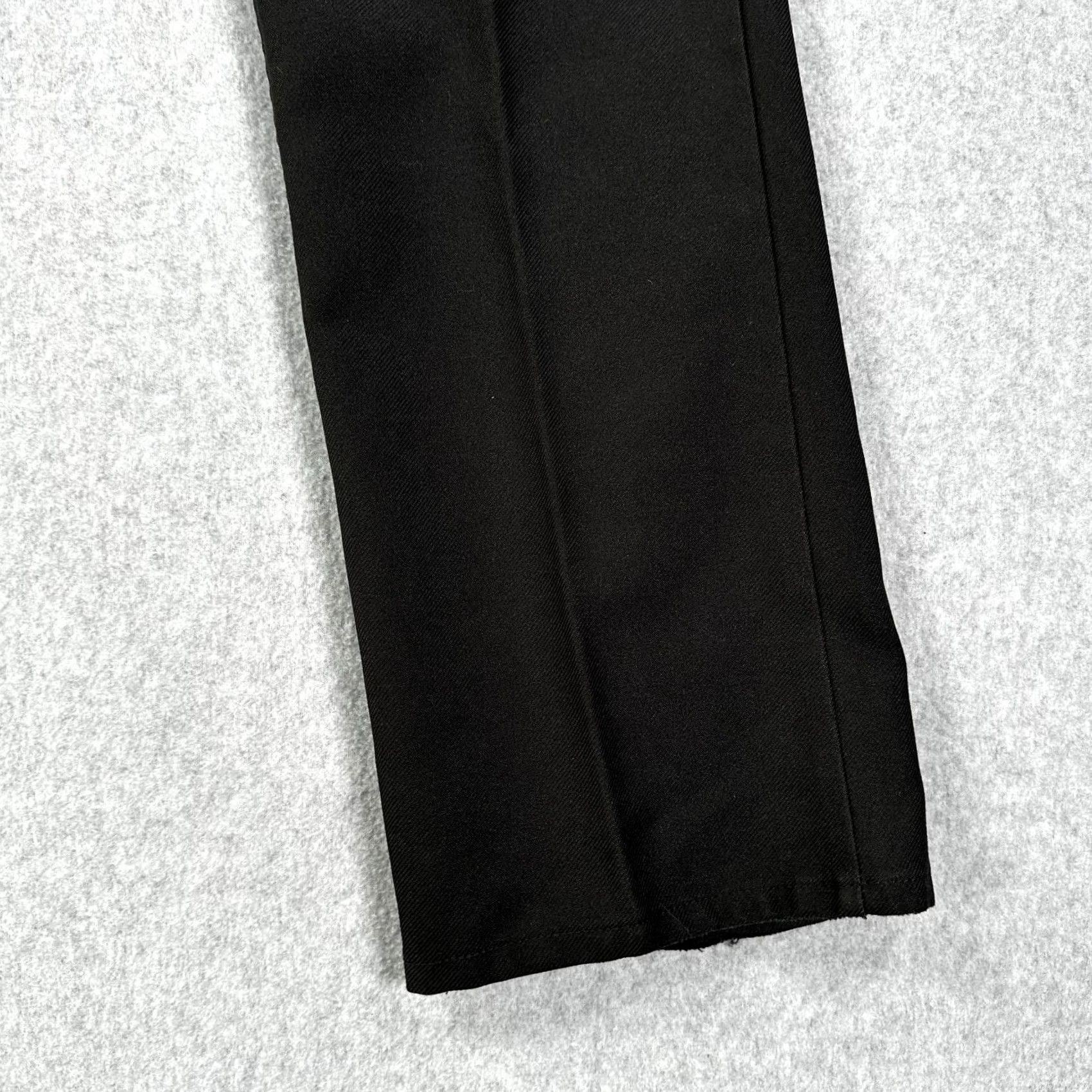 Wrangler Wrangler Black Dress Pants 36X29 Straight Leg Flat Front Pockets Men Size US 36 / EU 52 - 7 Thumbnail