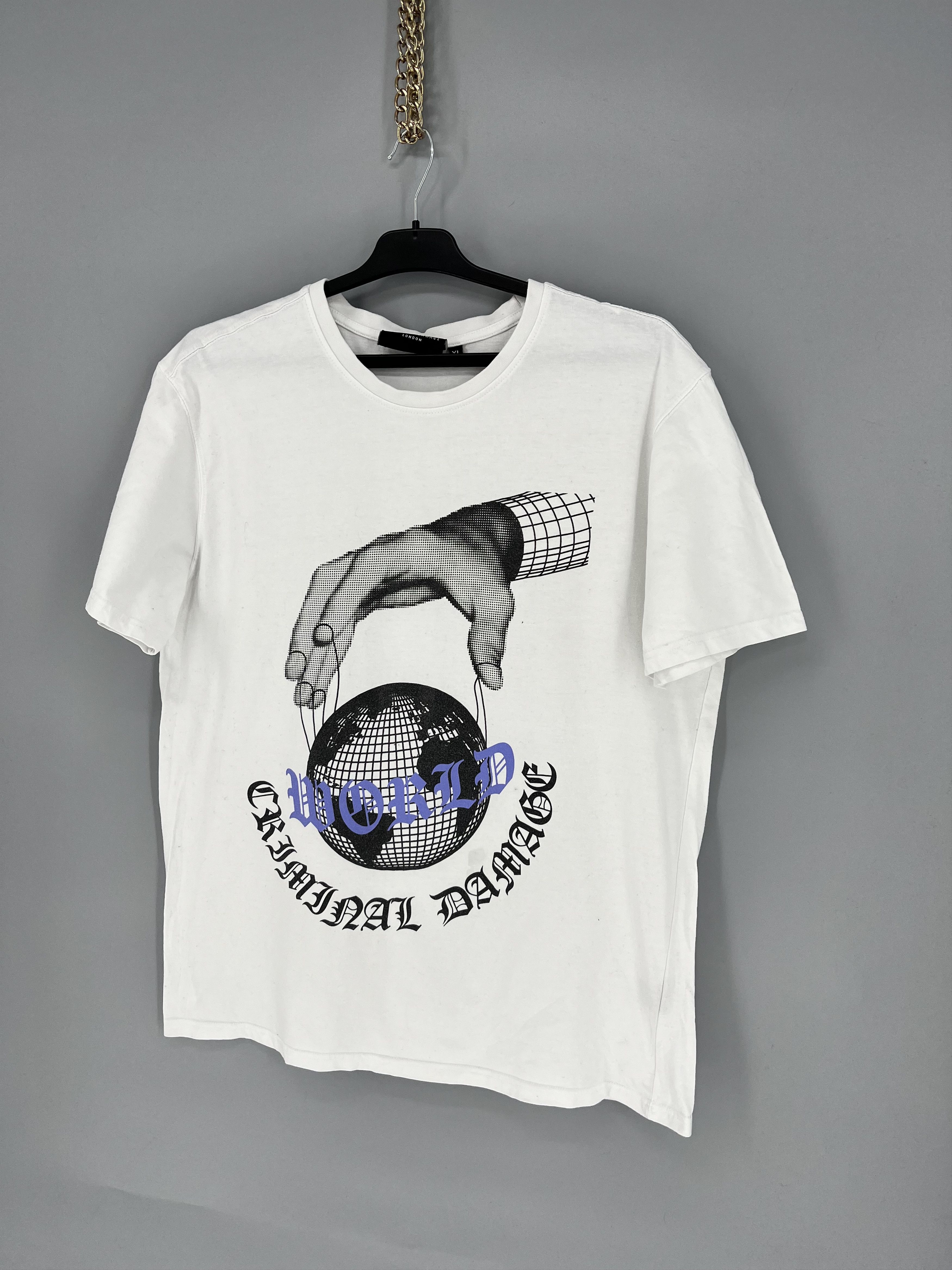 Criminal Damage Vintage Criminal Damage London World Tour Streetwear Style Size US L / EU 52-54 / 3 - 3 Thumbnail