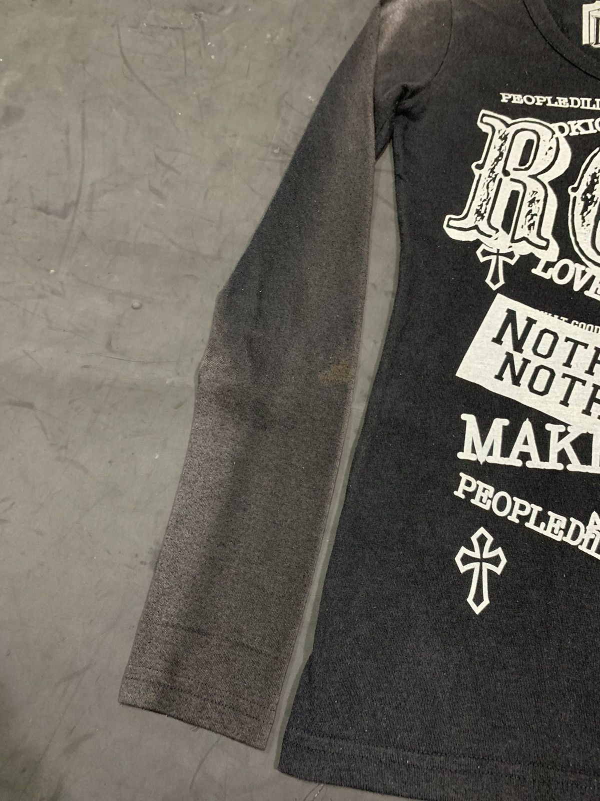 14th Addiction 💸BINDINGOFFER💸Lead poem cross long sleeve Size US XS / EU 42 / 0 - 4 Thumbnail