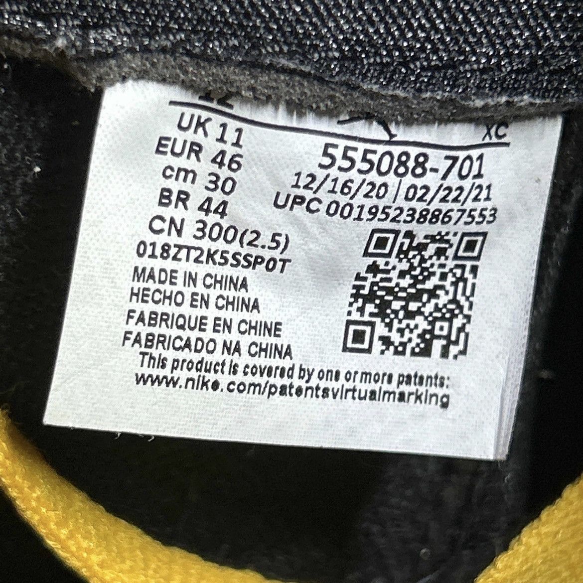 Jordan Brand Jordan 1 High “Pollen” (Size 12) Size US 12 / EU 45 - 8 Thumbnail