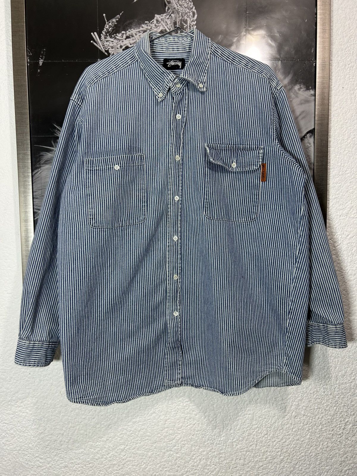 Stussy STUSSY DENIM SHIRT 1980’s RARE Size US M / EU 48-50 / 2 - 1 Thumbnail