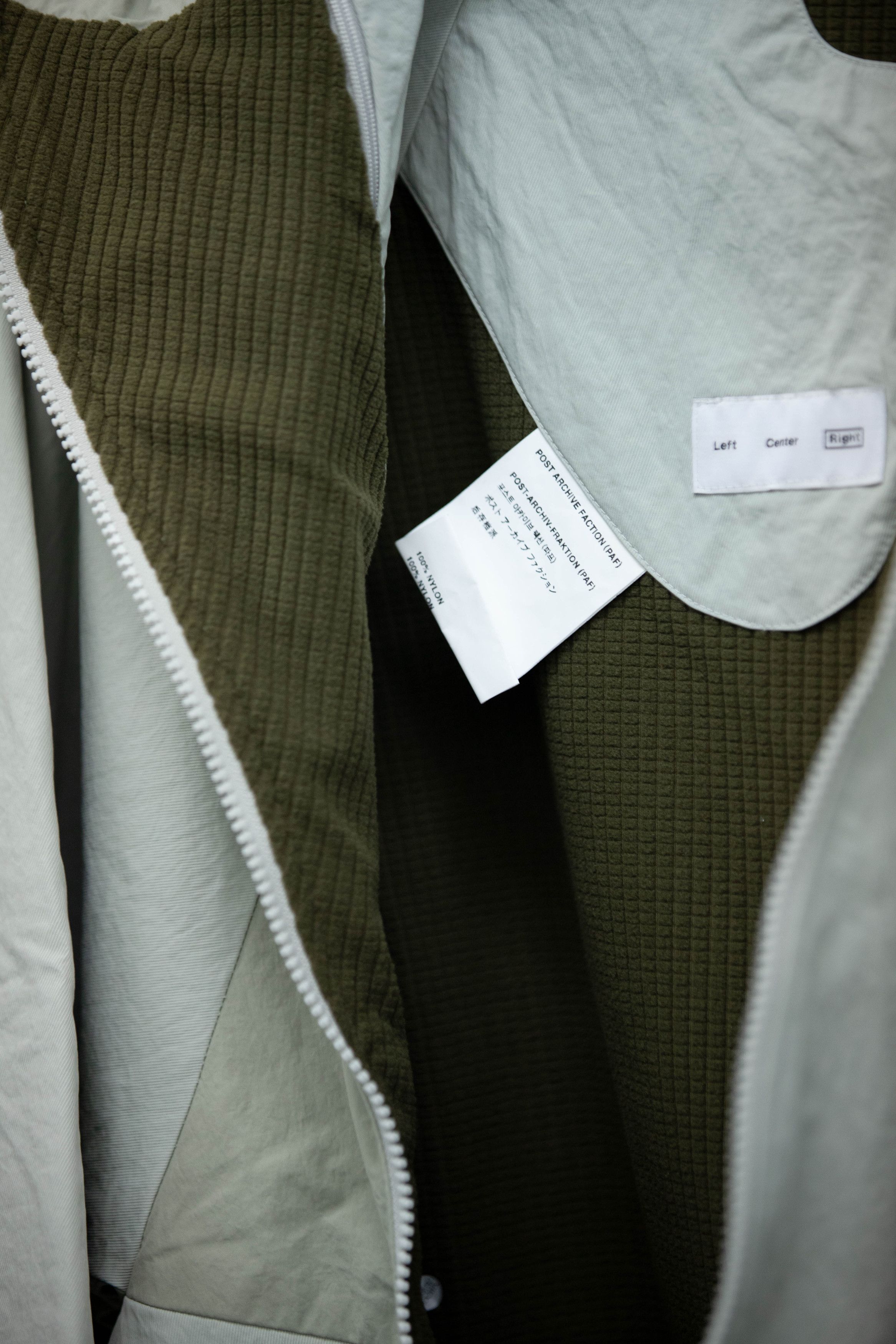 POST ARCHIVE FACTION (PAF) Post Archive Faction 3.1 Right Jacket Grey Size US S / EU 44-46 / 1 - 4 Thumbnail
