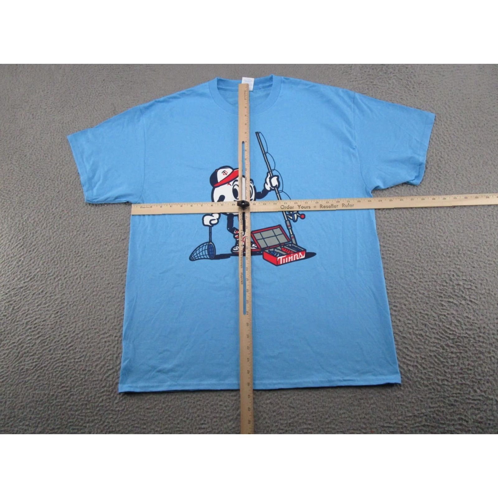 Port Authority Minnesota Twins The Dock Marlins Game Fishing Double Sided Shirt XL Port Authority MLB Crew Neck Short Sleeve Men Blue Cotton Double-Sided Size US XL / EU 56 / 4 - 4 Thumbnail