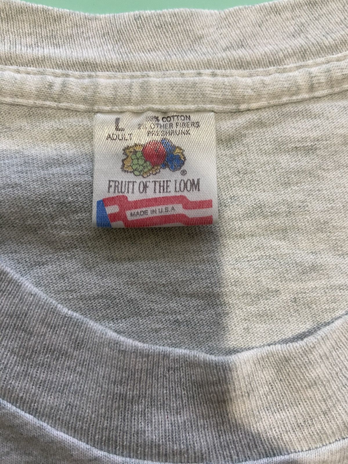 Fruit Of The Loom Vintage 90’s Rent Broadway Musical Concert Tour Gray Tee Size US L / EU 52-54 / 3 - 6 Thumbnail