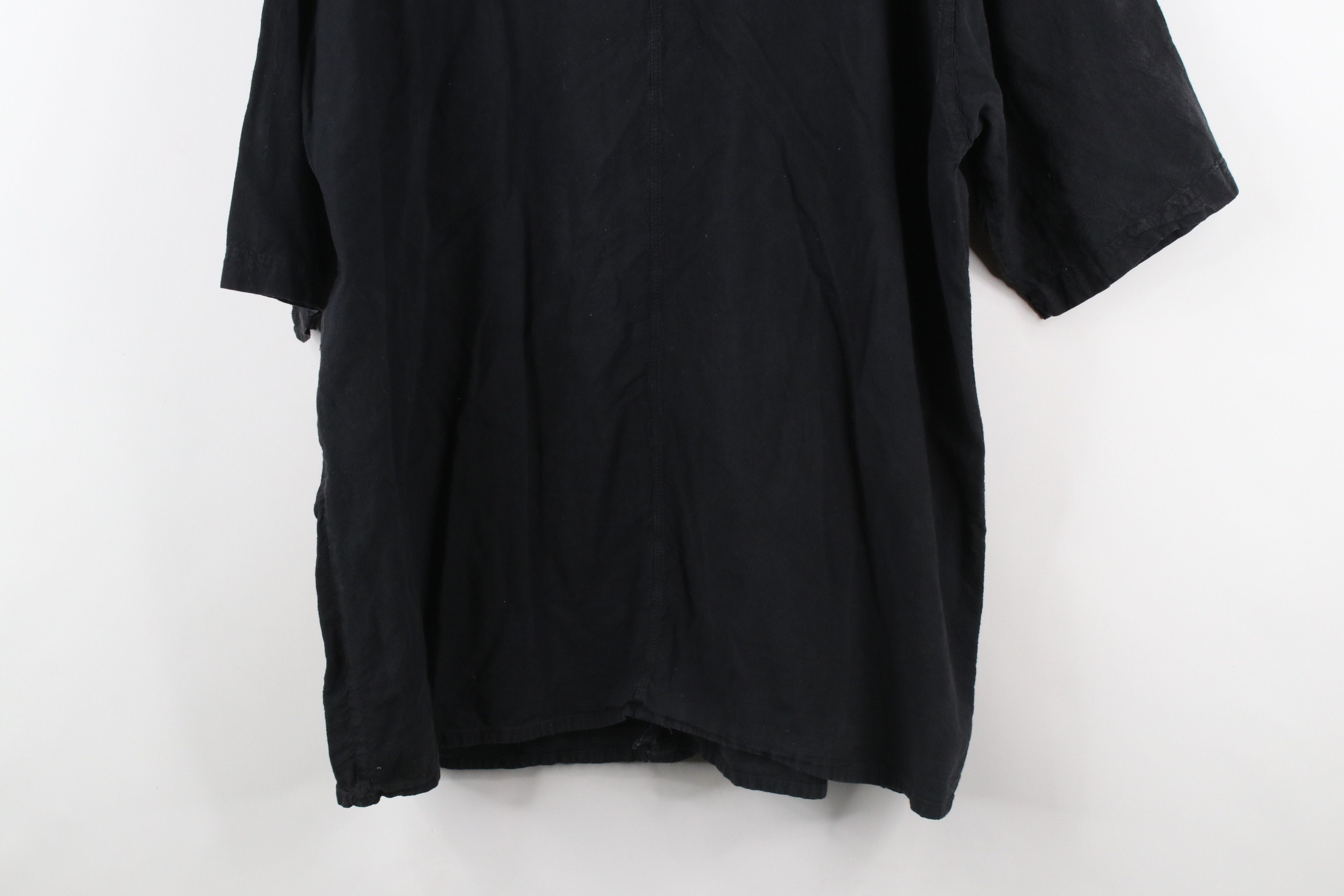 Vintage Vintage 90s Streetwear Big Pocket Short Sleeve Button Shirt Size US L / EU 52-54 / 3 - 11 Thumbnail