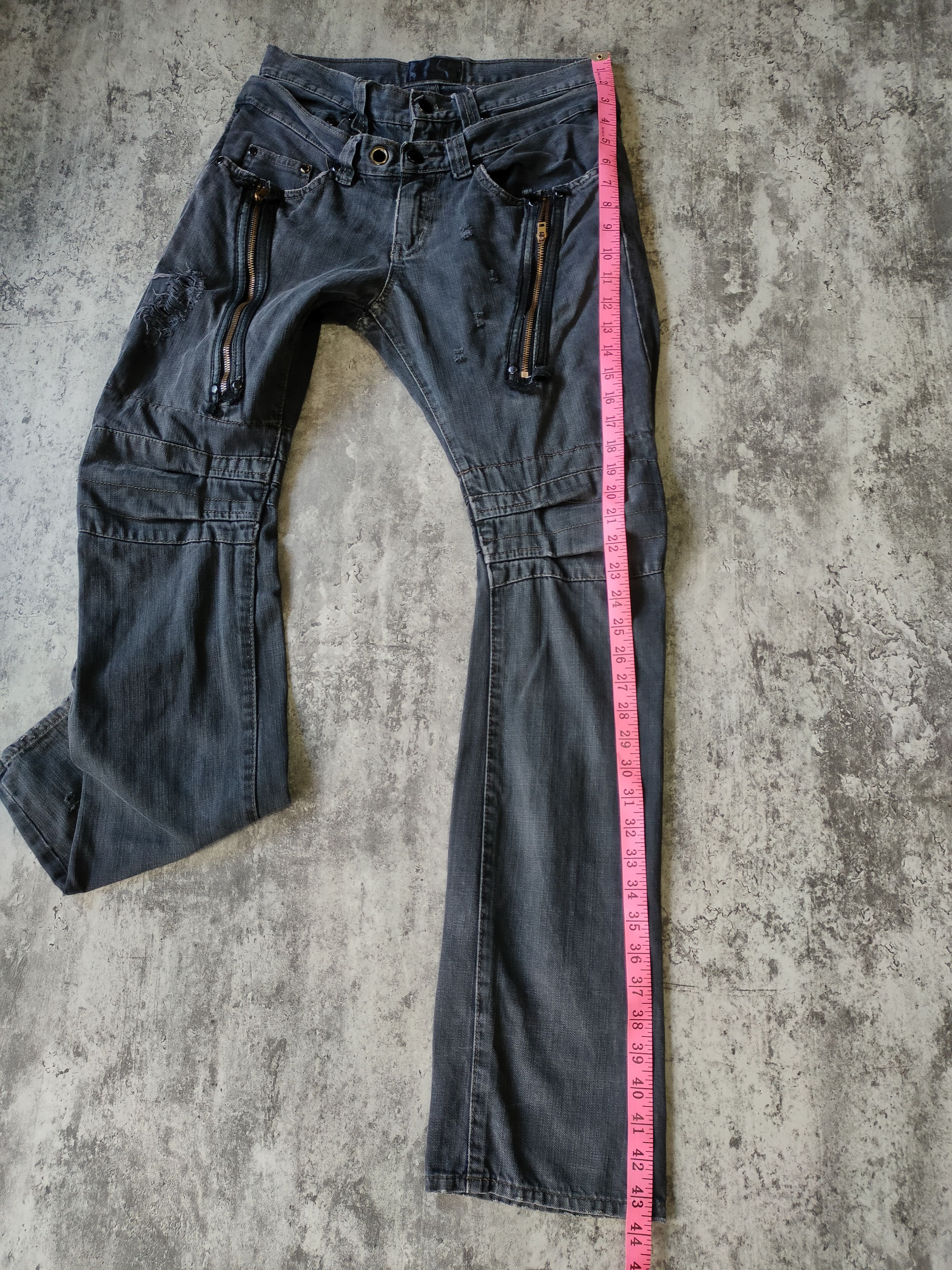 Hysteric Glamour Paper Double Weist Multipocket jeans Size US 31 - 24 Thumbnail