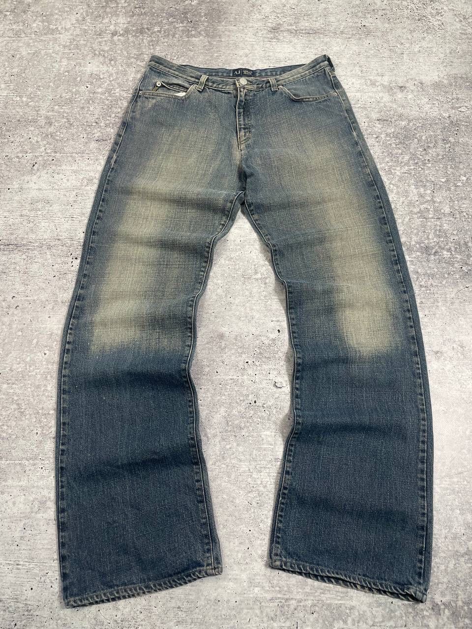 Armani Vintage Armani Jeans Faded Relaxed Fit Denim Y2K Size US 32 / EU 48 - 5 Thumbnail