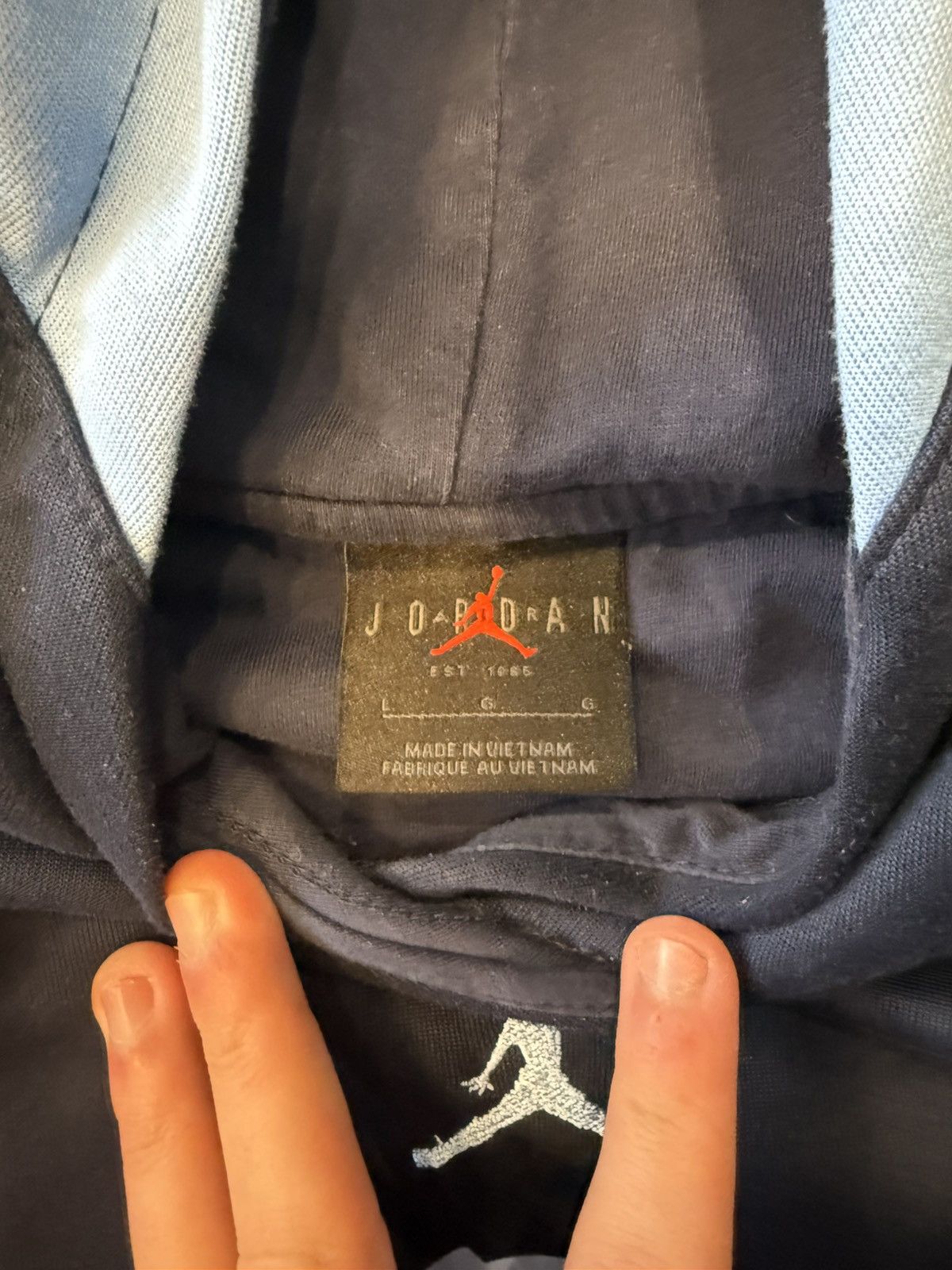 Jordan Brand UNC Jordan Hoodie Size US L / EU 52-54 / 3 - 3 Thumbnail