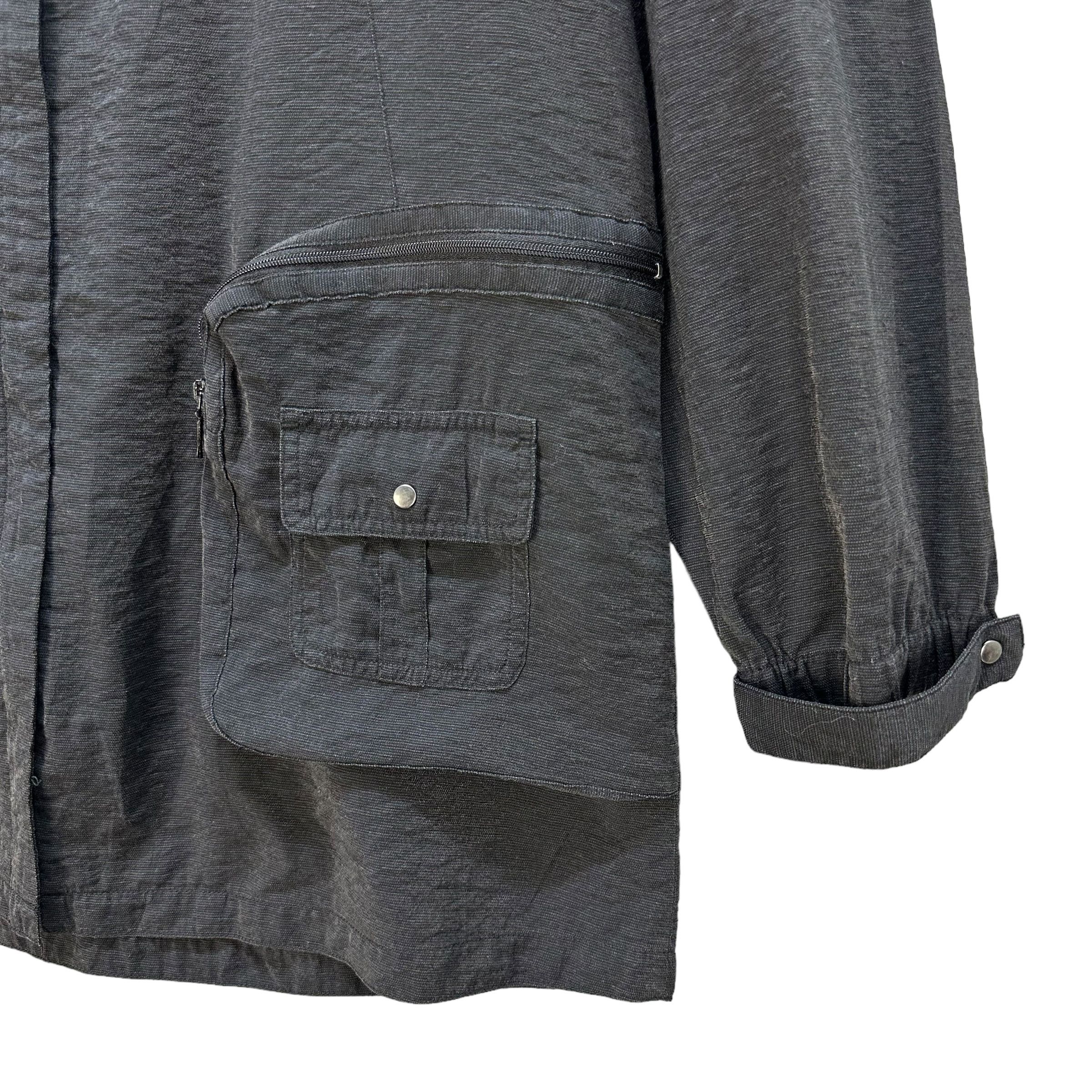 Japanese Brand EFAN Multipocket Avant Garde Jacket #A30-0688 Size M / US 6-8 / IT 42-44 - 5 Thumbnail