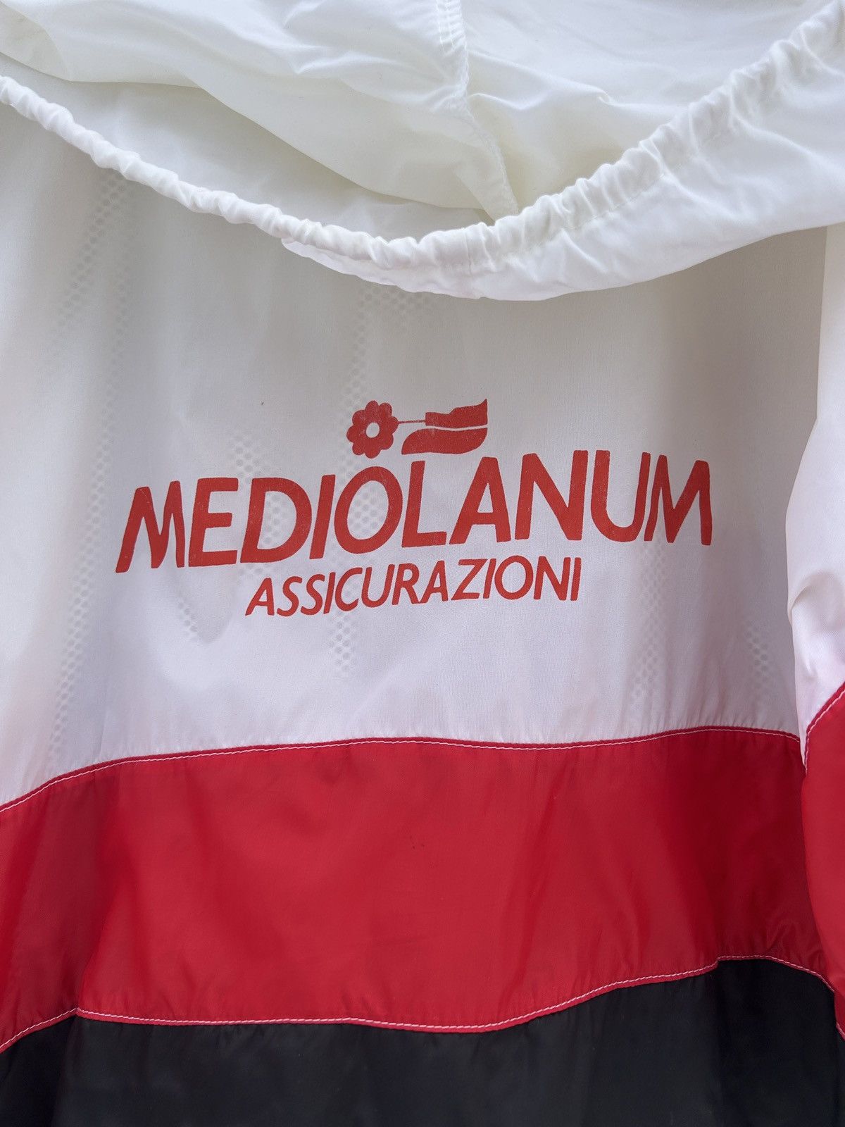 Adidas Adidas Ac Milan 1990/91/92 Hooded Lightweight Anorak Jacket Size US L / EU 52-54 / 3 - 10 Thumbnail