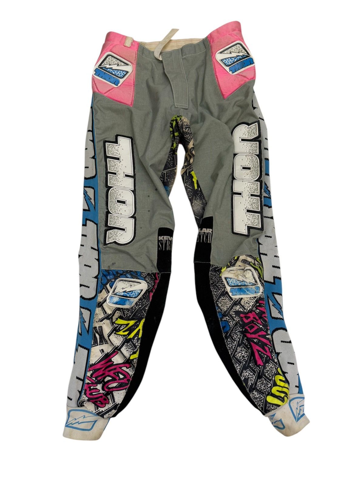 Fox Racing Thor Motocross Pants Vintage MX Racing Gear Y2K Moto Biker Size US 31 - 5 Thumbnail