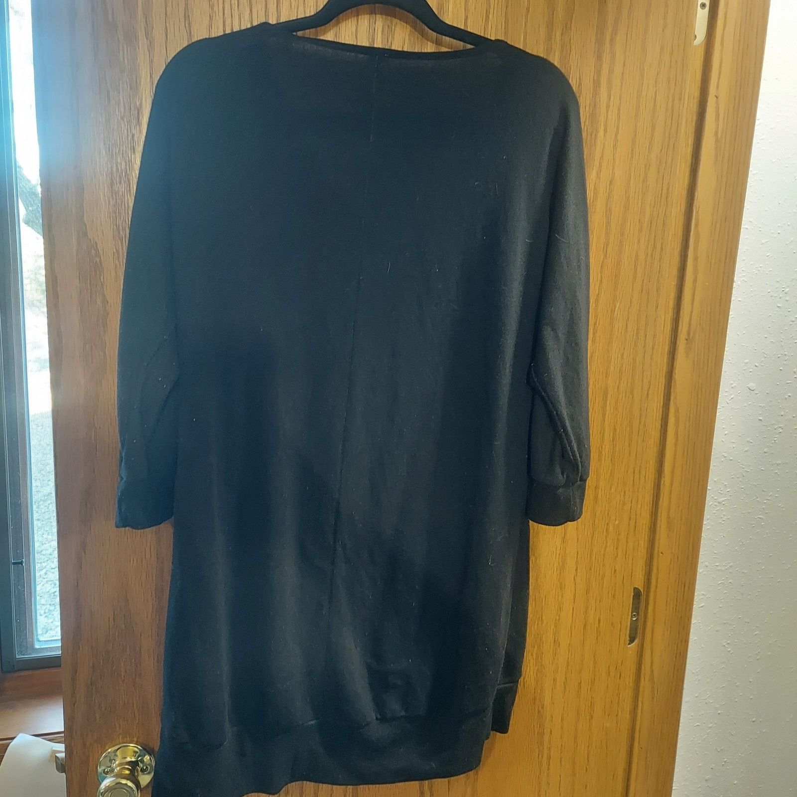 Unknown London Faith Tunic style stop black XL bling silver cross Size XL / US 12-14 / IT 48-50 - 3 Thumbnail