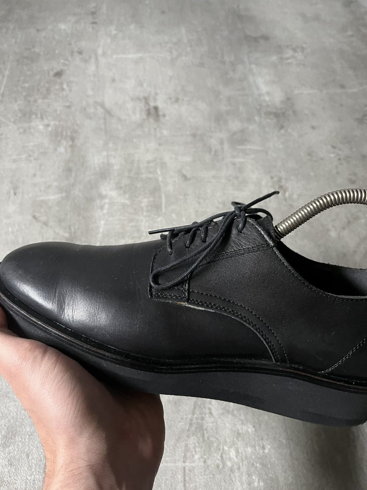 Yohji Yamamoto Yohji Yamamoto +NOIR black leather formal shoes Size US 8 / EU 41 - 11 Thumbnail