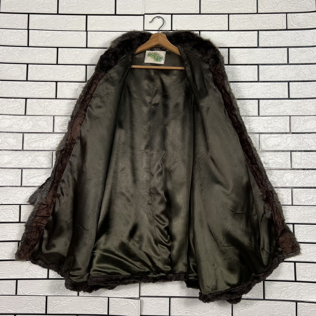 Vintage Vintage 90's VERDE PIU Modacrylic Oversized Coat #4139-C189 Size US M / EU 48-50 / 2 - 10 Thumbnail