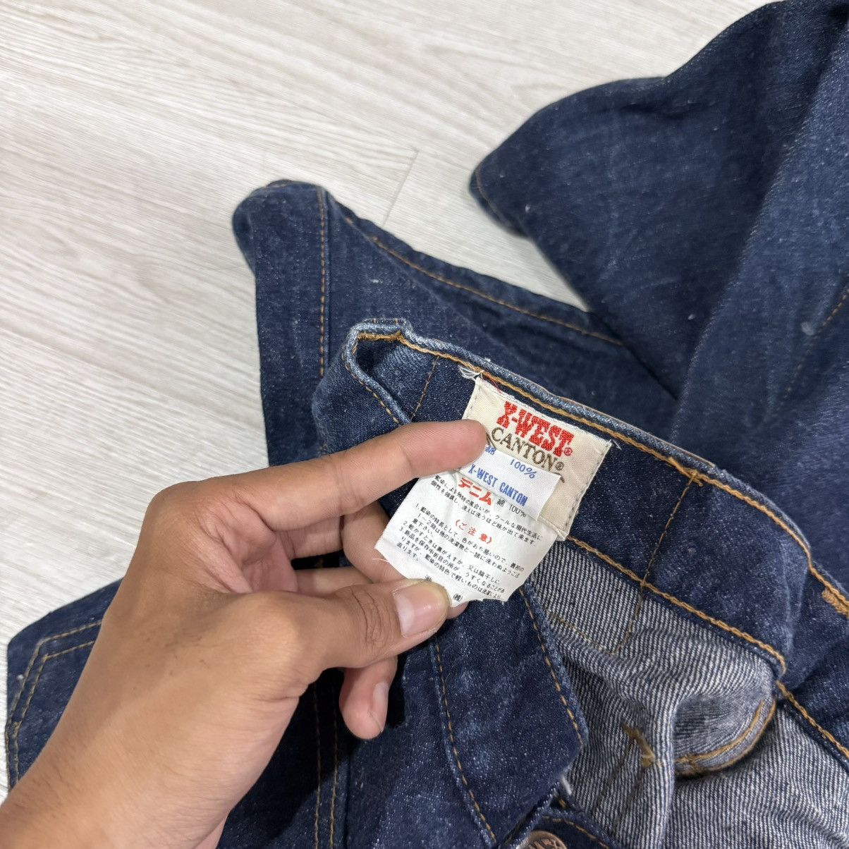 Japanese Brand Vintage x-west canton denim jeans pants Size US 29 - 9 Thumbnail