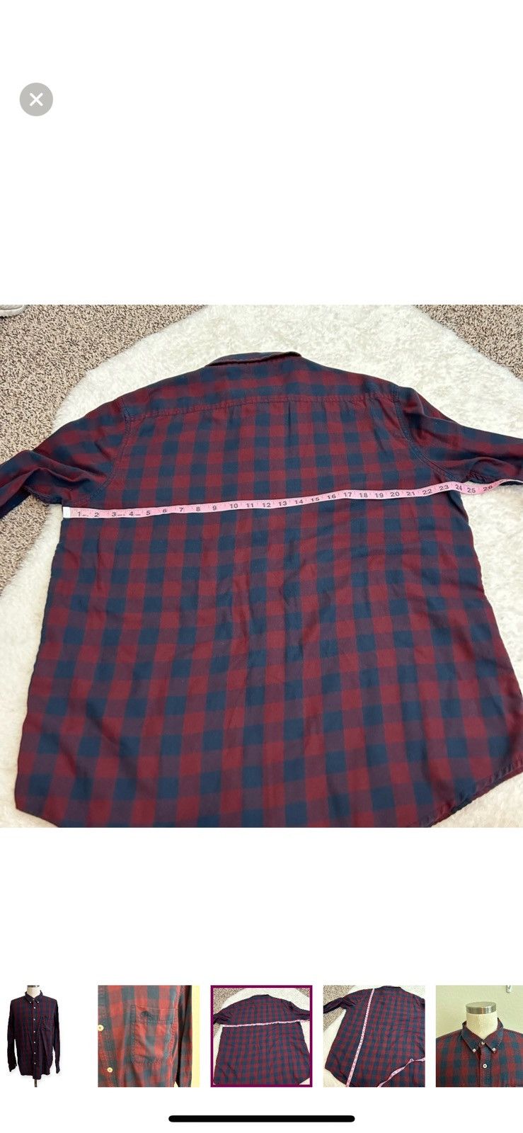 American Rag American rag xl plaid button down shirt Size US XL / EU 56 / 4 - 6 Thumbnail