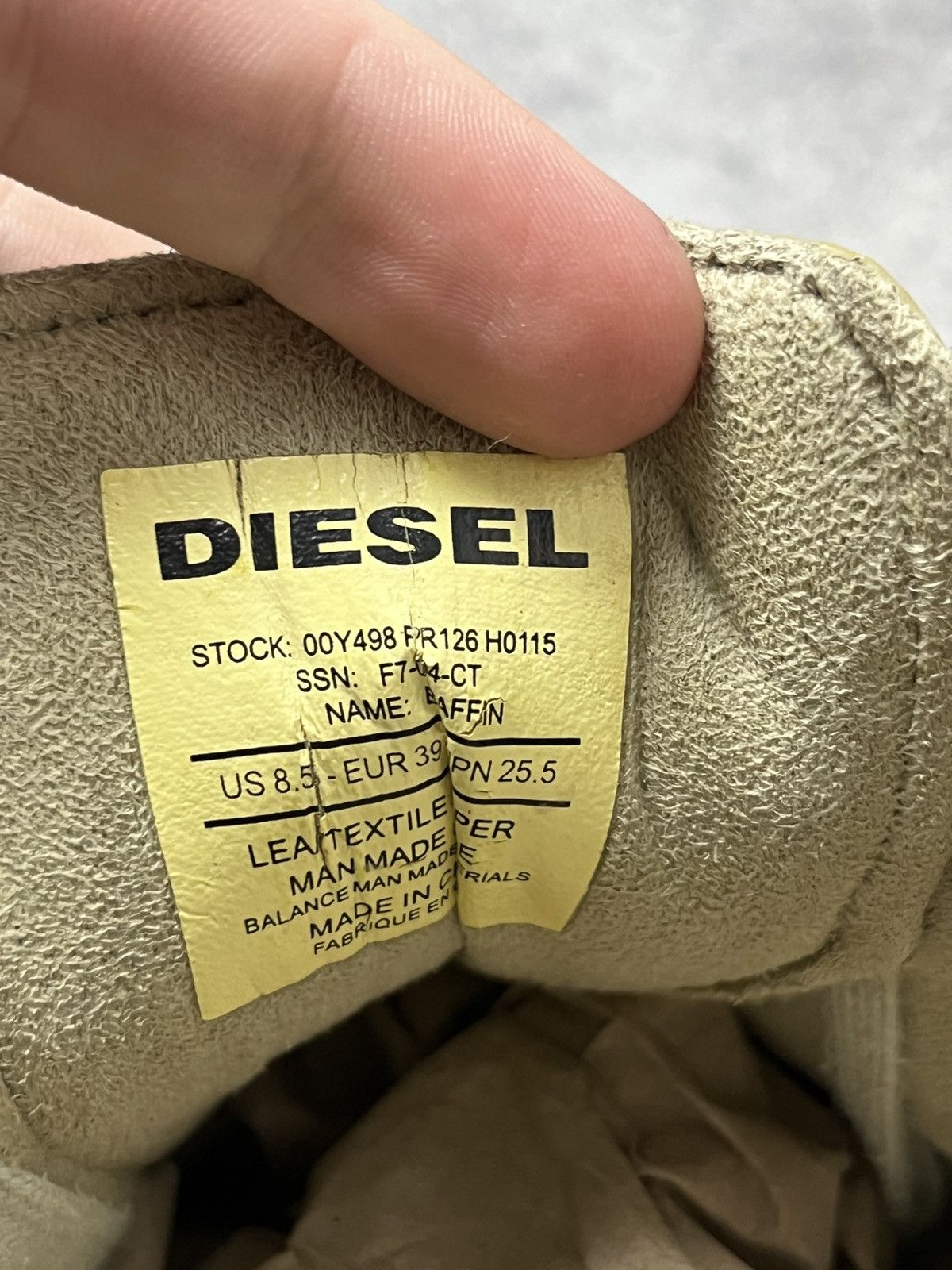 Diesel 🔥90'S DIESEL REPLICA JAPANESE VIBE ARCHIVE Y2K SNEAKERS Size US 7 / EU 40 - 10 Thumbnail