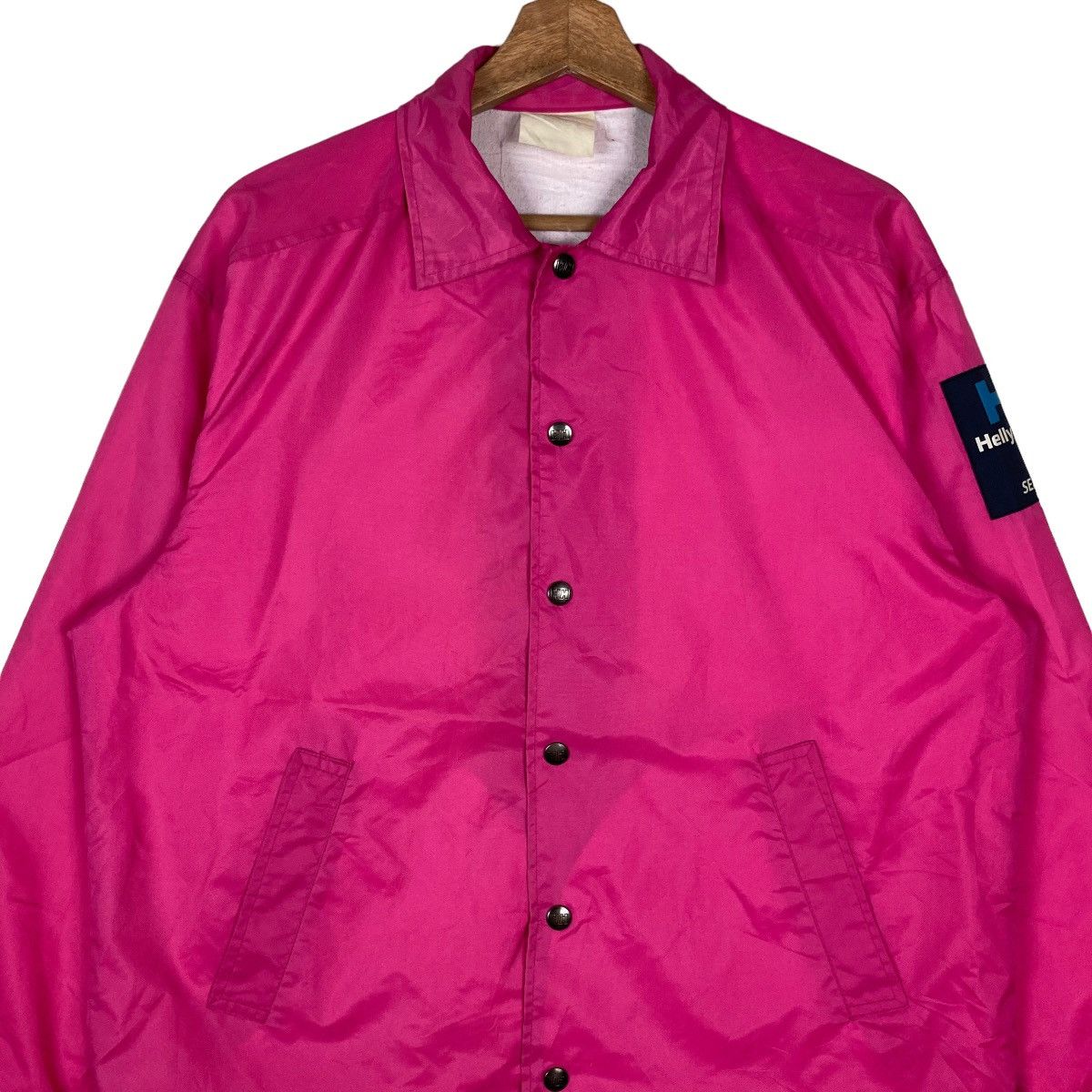 Helly Hansen Vintage Helly Hansen Sea Life Snap Button Coach Jacket Size US M / EU 48-50 / 2 - 2 Thumbnail