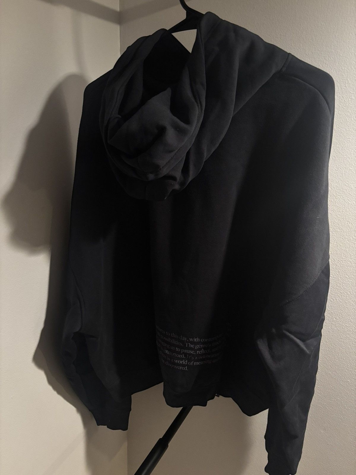 Zara Zara hoodie large cropped black Size US L / EU 52-54 / 3 - 2 Thumbnail