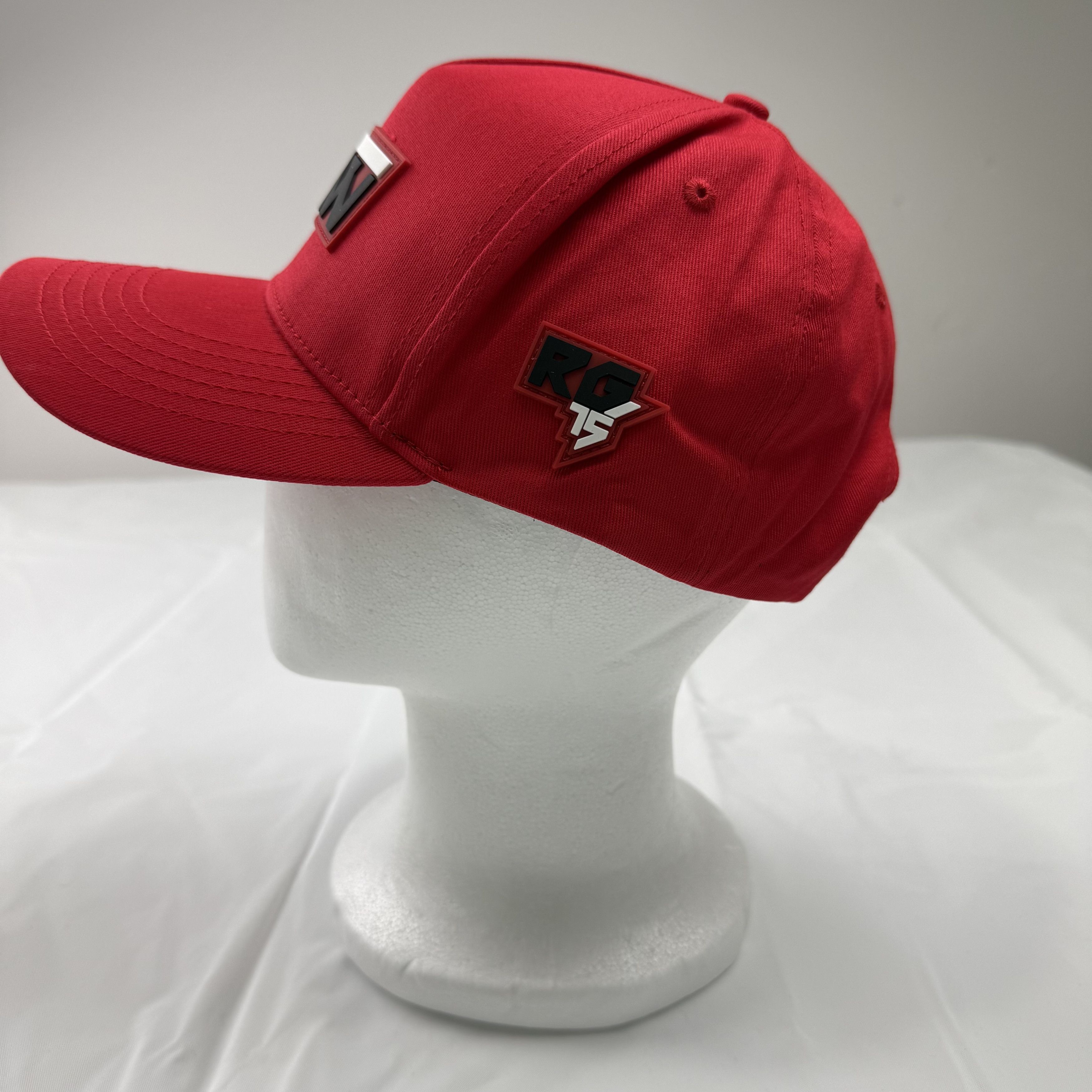 Other Rawgear Mens Red Snapback Hat RAW Cotton Cap Adjustable Size ONE SIZE - 5 Thumbnail