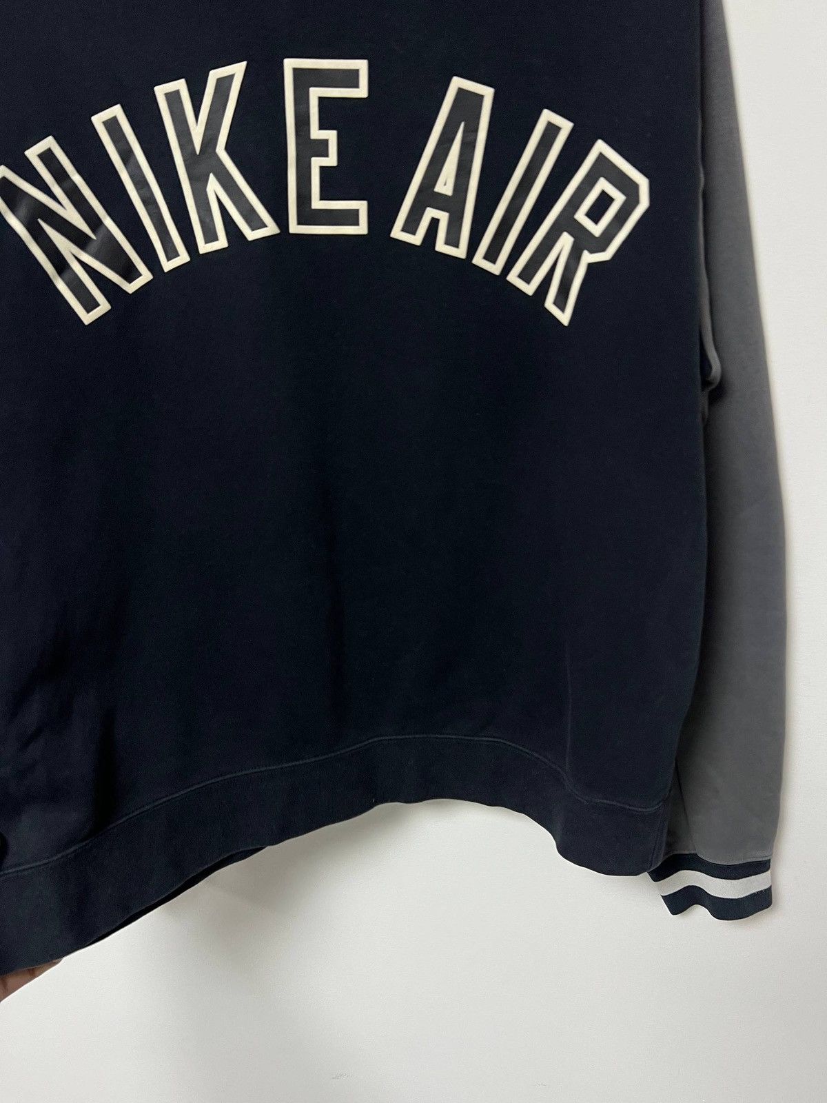 Nike Vintage Nike Air Sweatshirt Hoodie Athletic Black Mens M Size US M / EU 48-50 / 2 - 10 Thumbnail