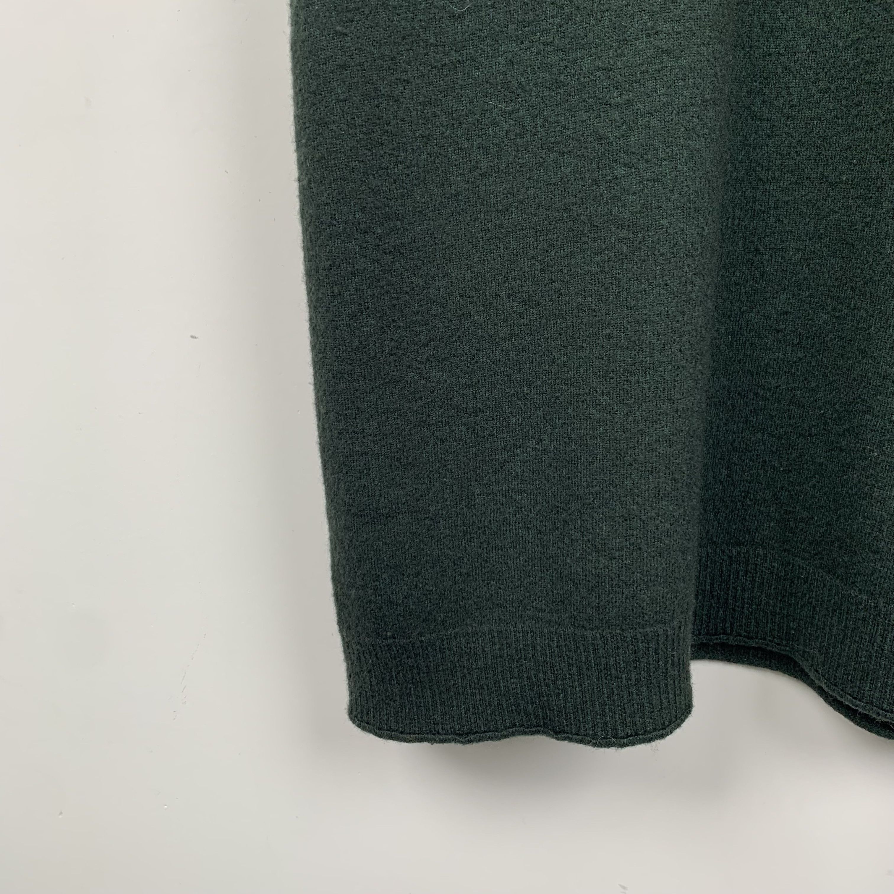 Celine Celine Wool Knit Maxi Dress Dark Green (Size XS) Size XS / US 0-2 / IT 36-38 - 5 Thumbnail