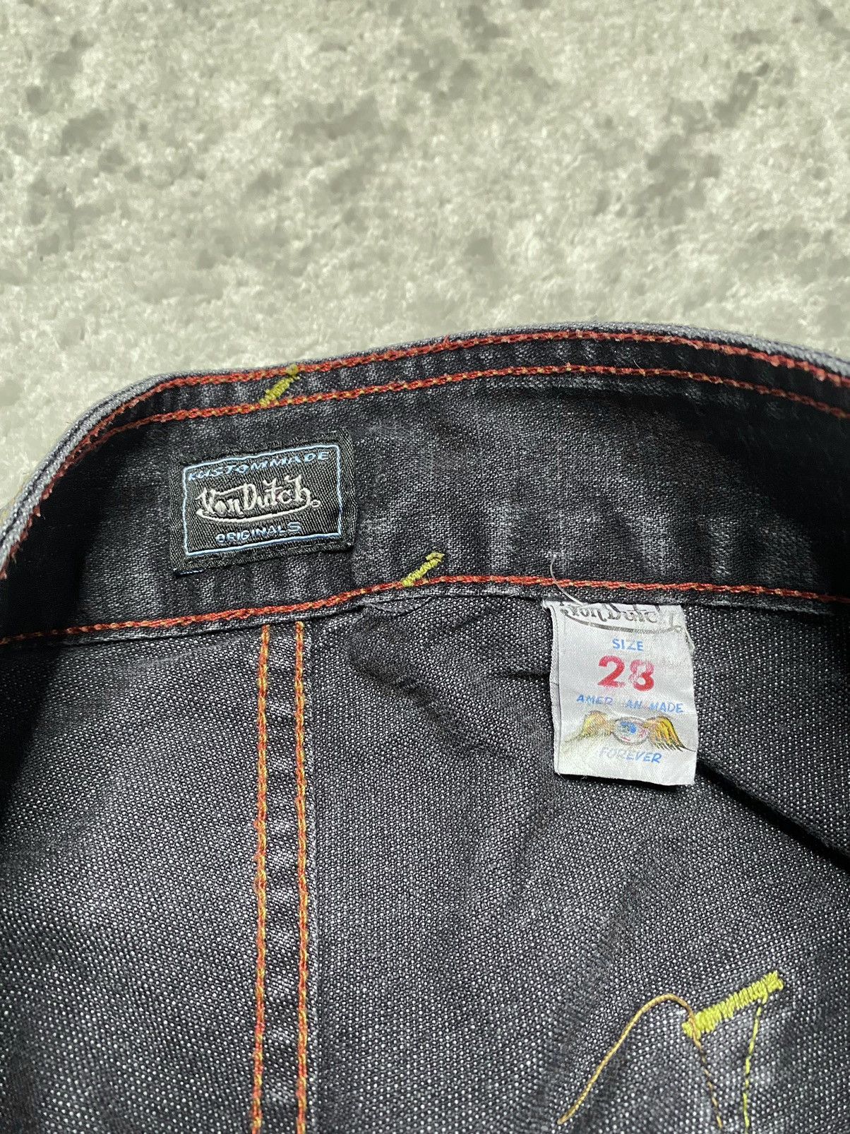 Von Dutch Vintage Y2k Von Dutch Low Rise Denim Blue Jeans Skinny y2k Size 25" / US 0 / IT 36 - 6 Thumbnail