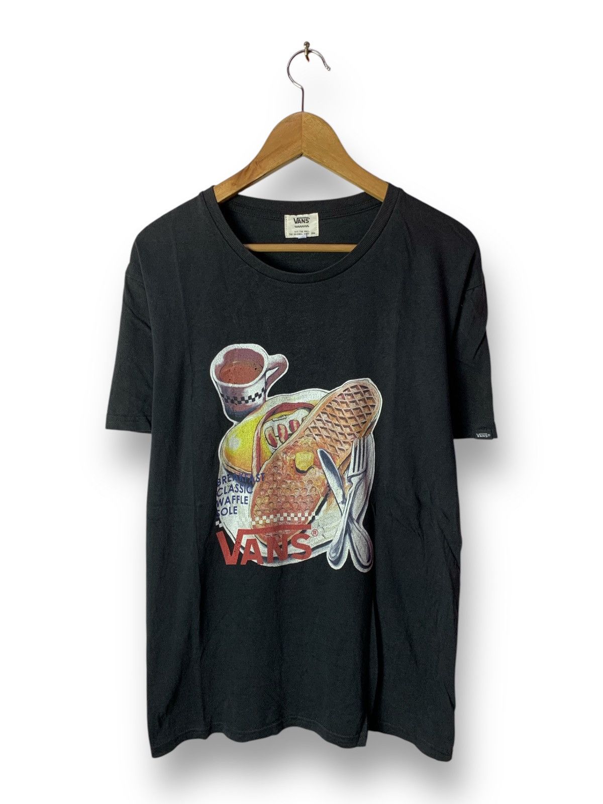 Vans 🛹 Vans Off The Wall Waffle Skate Tee Size US M / EU 48-50 / 2 - 1 Thumbnail