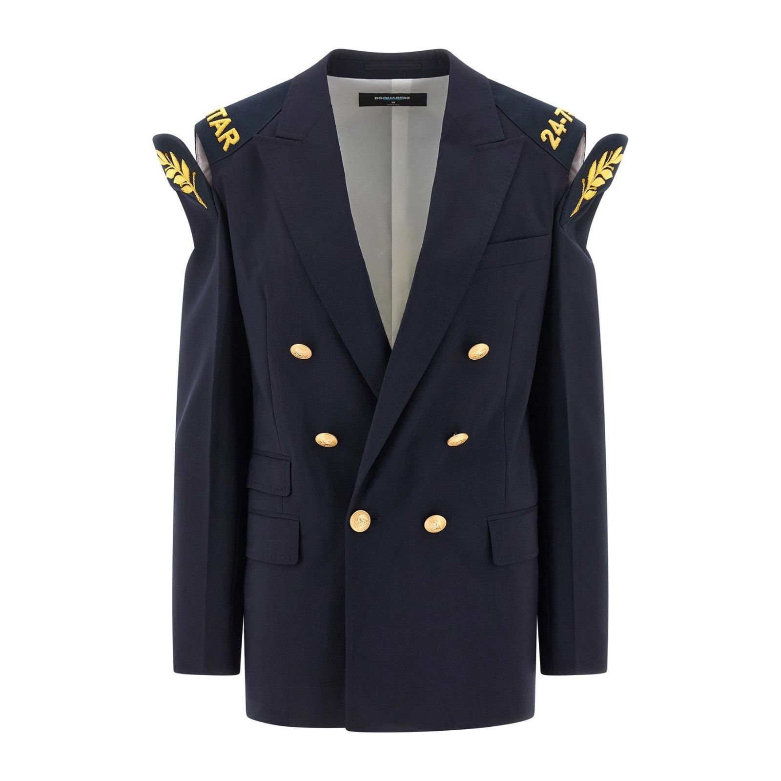Dsquared2 DSQUARED2 Blue Blazer Wool Jacket New & Authentic (Women's s Size M / US 6-8 / IT 42-44 - 1 Thumbnail