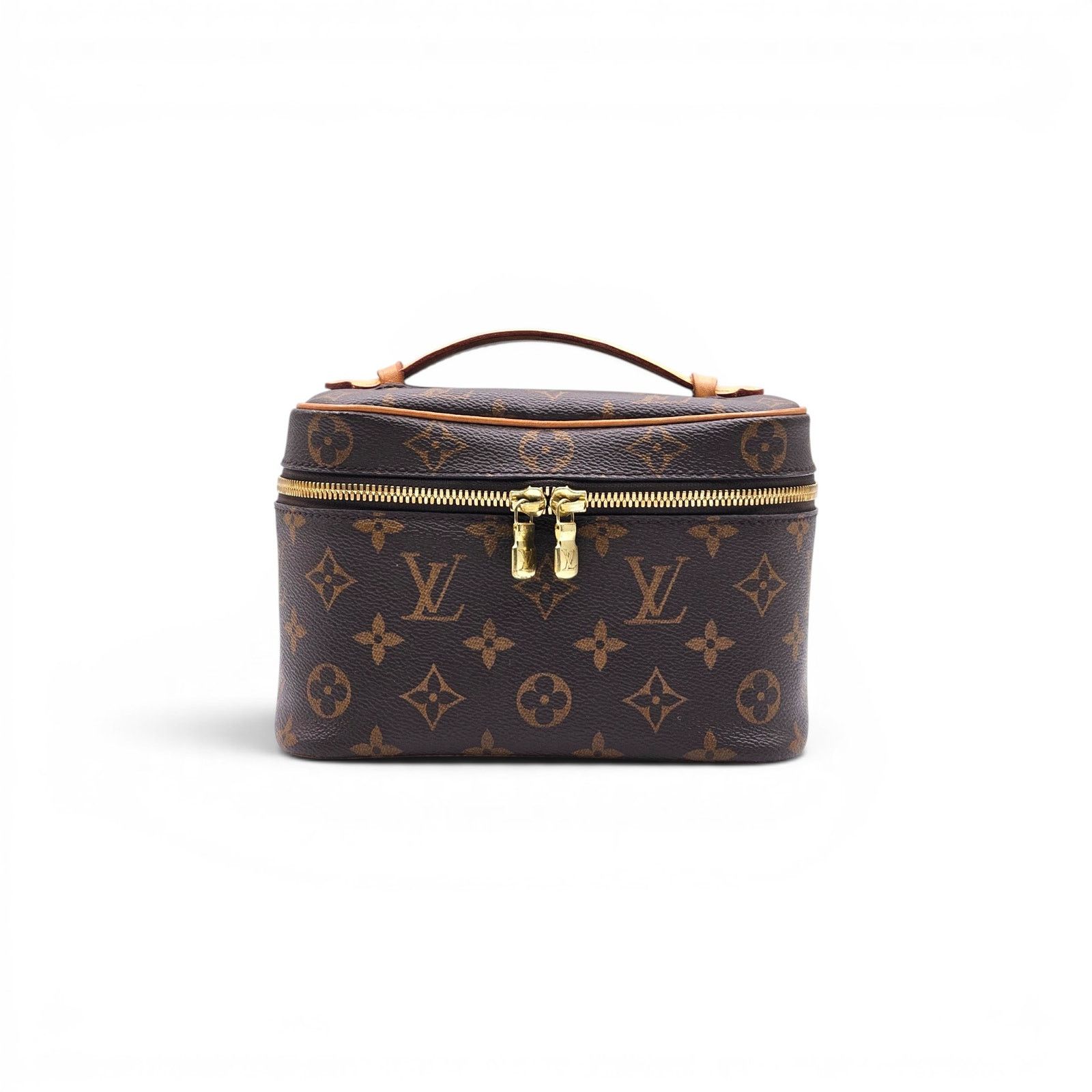 Louis Vuitton Nice Mini Vanity Case Monogram Canvas Beauty Bag Brown Size ONE SIZE - 1 Thumbnail