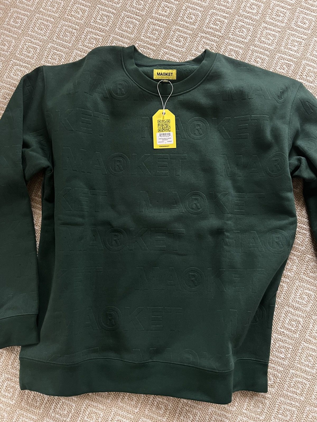 Market MARKET EMBOSS PRINT FLEECE CREWNECK Size US L / EU 52-54 / 3 - 3 Thumbnail