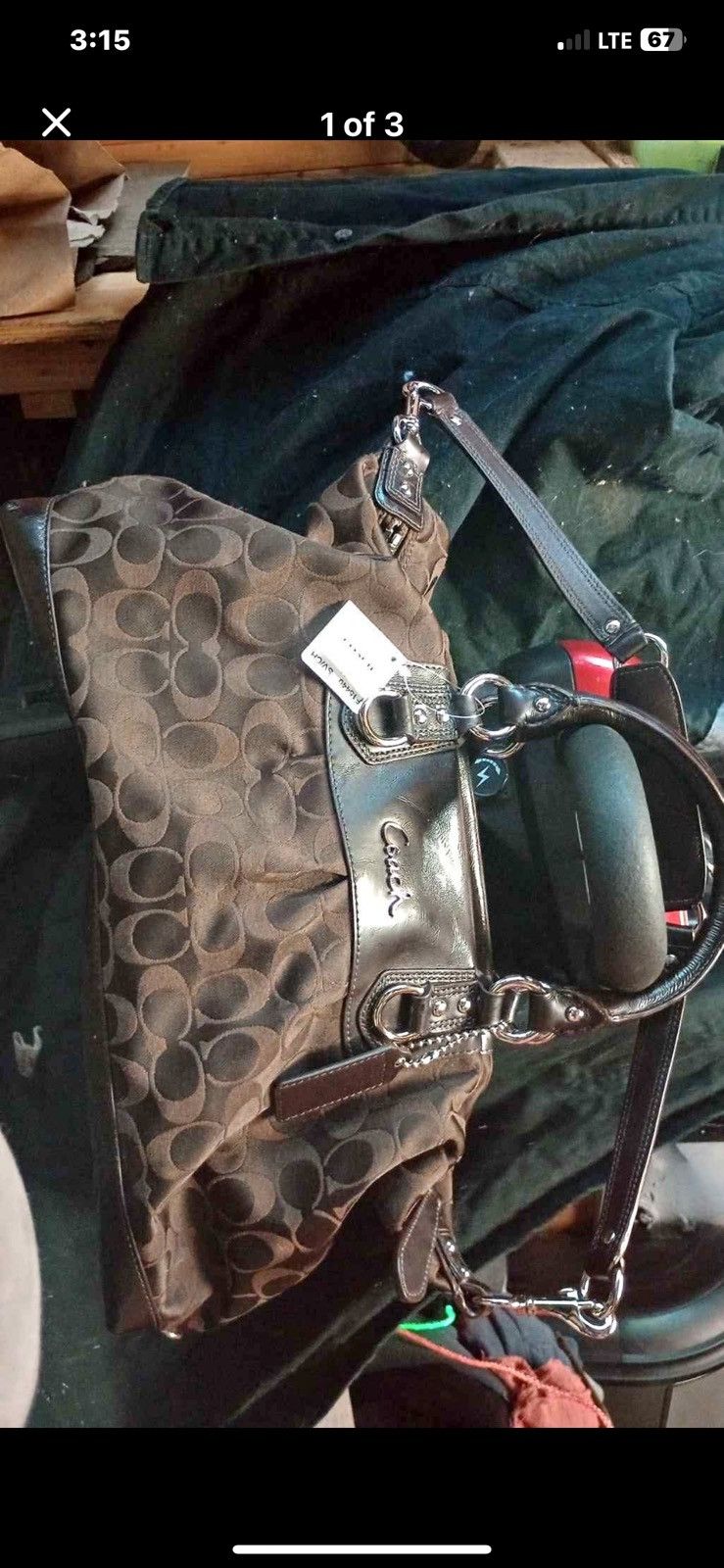 Coach Coach Ashley Signature Sateen Large Satchel Size ONE SIZE - 1 Thumbnail