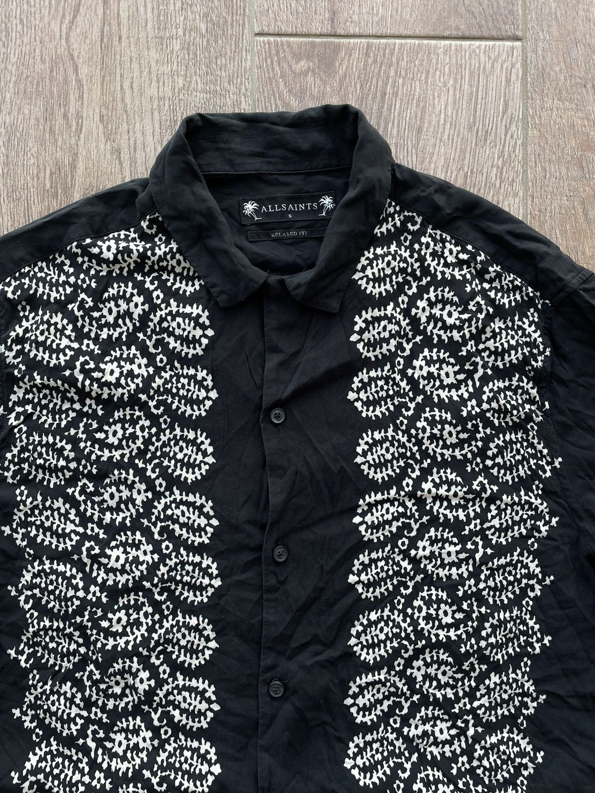 Allsaints Vintage Mans AllSaints Taro Shirt Button Up Size US S / EU 44-46 / 1 - 3 Thumbnail