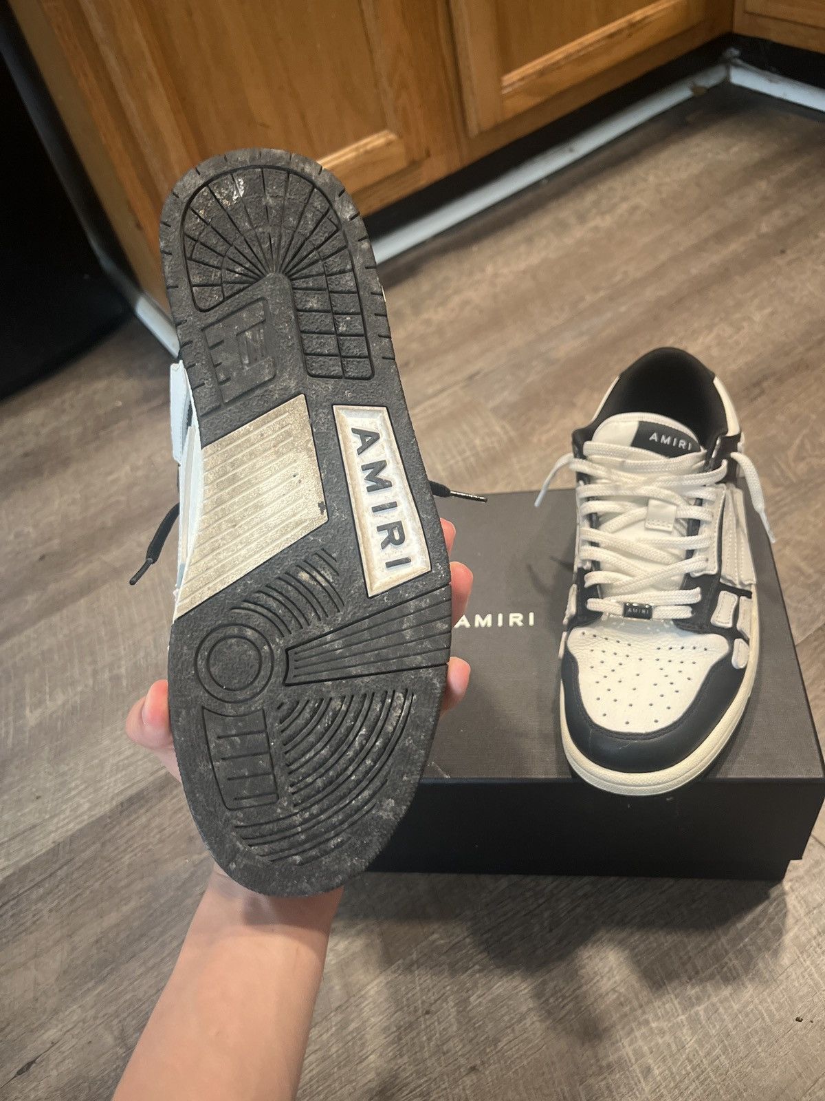 Amiri Amiri low top skeleton Size US 9 / EU 42 - 4 Thumbnail