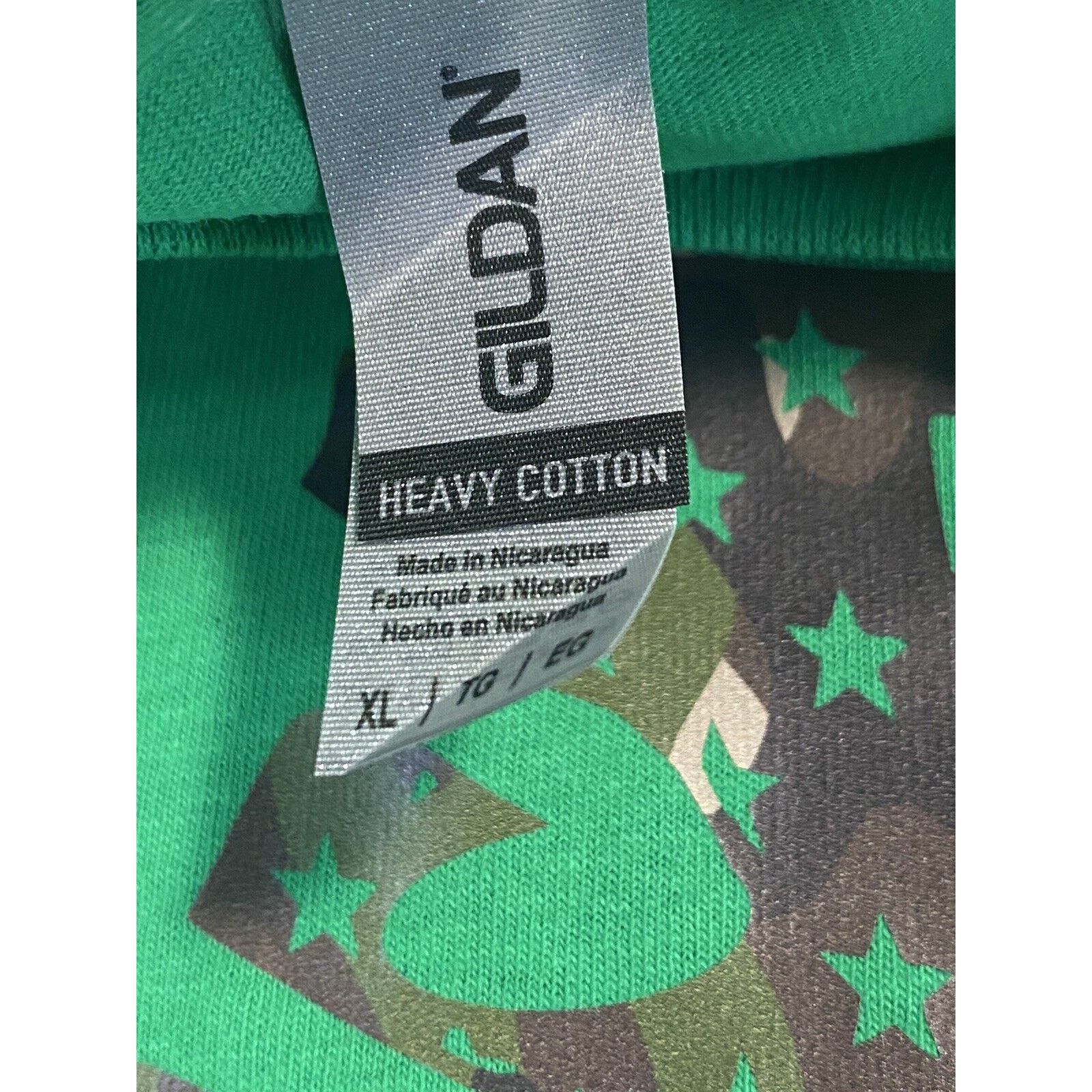 Gildan Disc Golf Shirt PATRIOTIC CAMO Flag Logo XL T-Shirt Size US XL / EU 56 / 4 - 5 Thumbnail