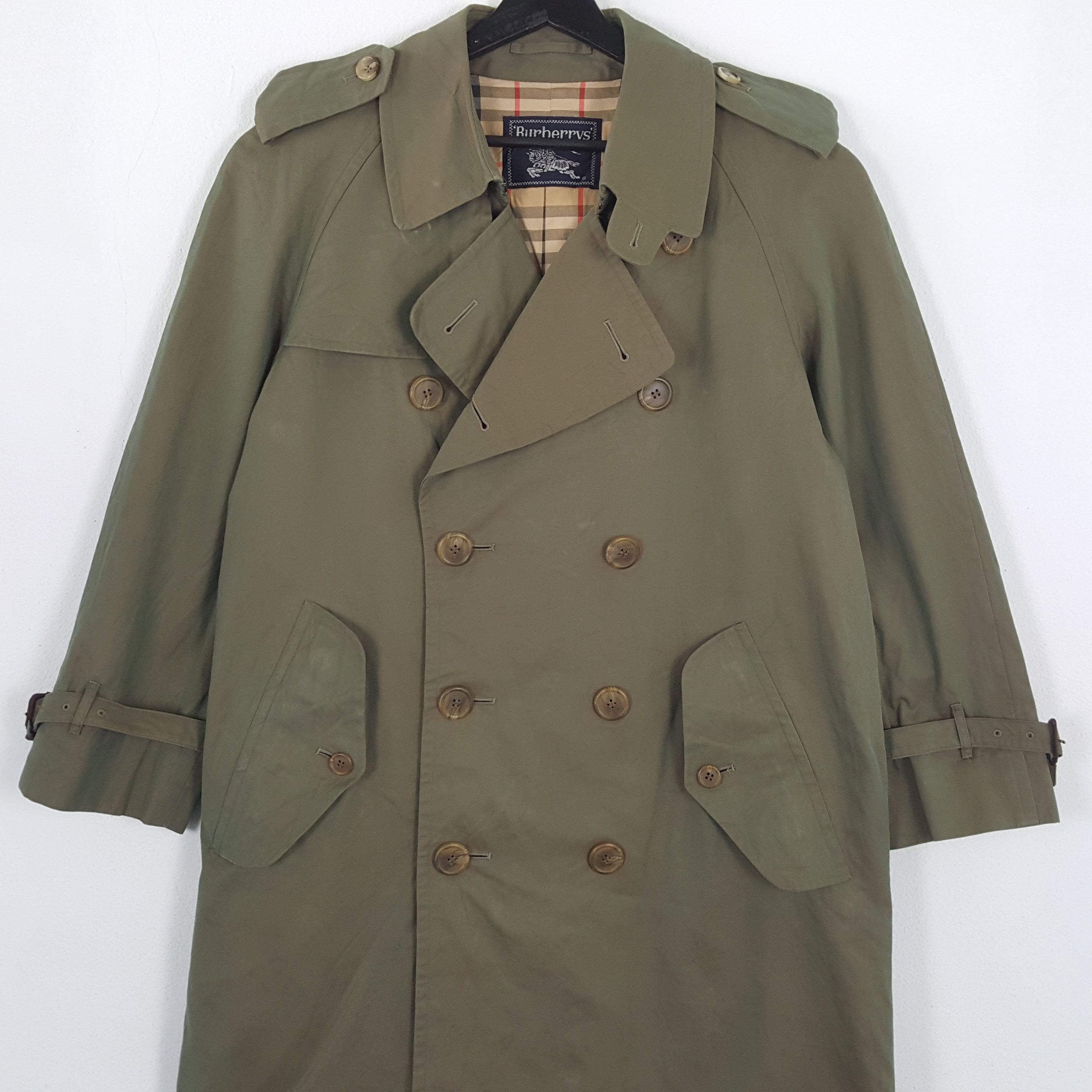 Burberry BURBERRYS Luxury Brand Winter Fashion Trench Coat Jacket Size US M / EU 48-50 / 2 - 2 Thumbnail
