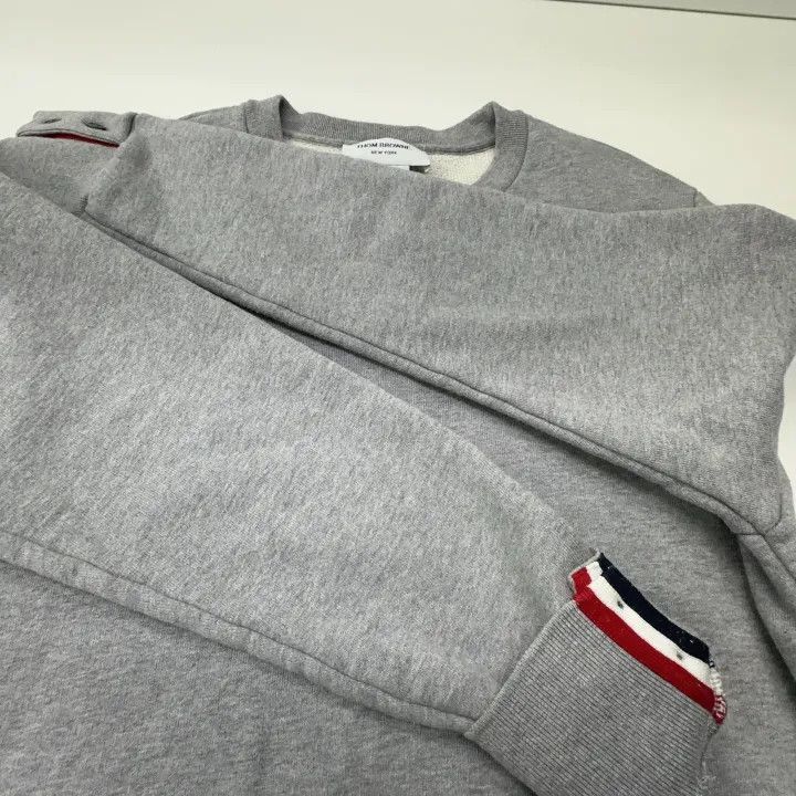 Thom Browne Thom Browne Gray Long Sleeve Sweatshirt for Men -2507 Size US S / EU 44-46 / 1 - 4 Thumbnail