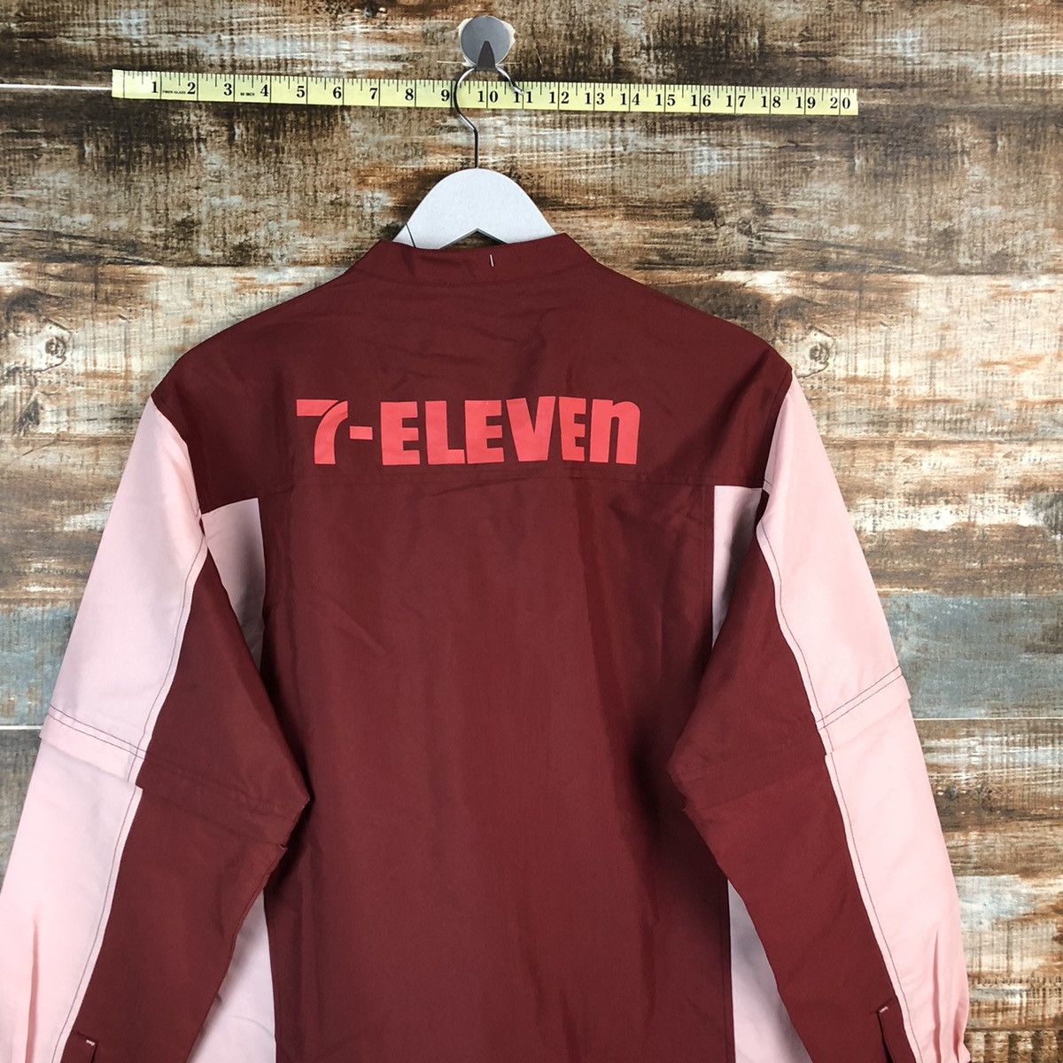 Japanese Brand 7 Eleven vintage Pink Shirt #A2477 Size US L / EU 52-54 / 3 - 15 Thumbnail