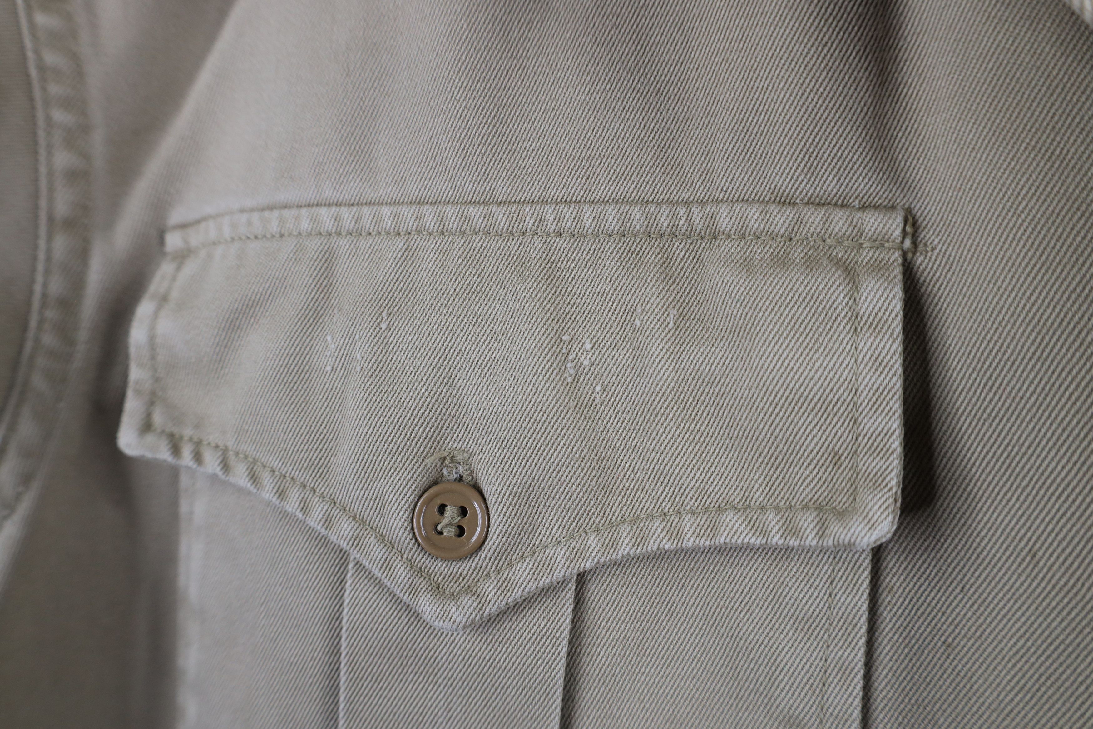 Vintage Vintage 50s Korean War Cotton Twill Uniform Shirt Khaki USA Size US M / EU 48-50 / 2 - 6 Thumbnail