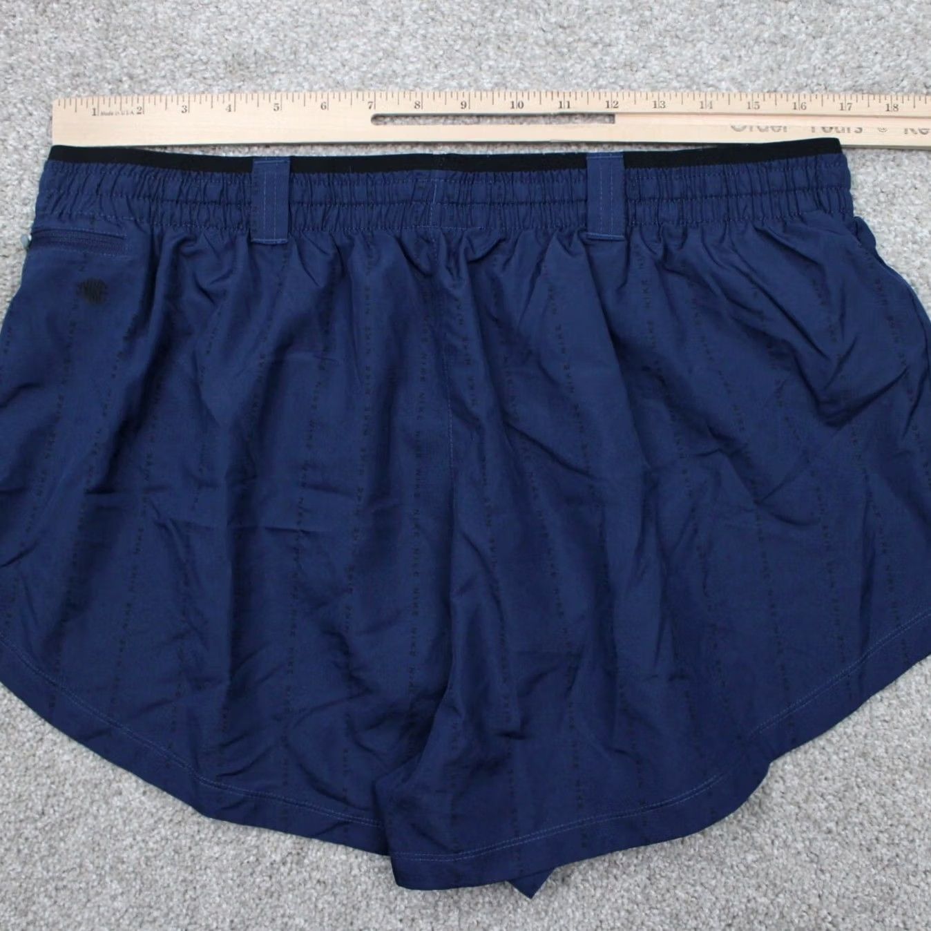 Nike Nike Shorts Womens XL Tempo Luxe Icon Clash Blue Dri-Fit Running Athletic Size 40" / US 18 - 6 Thumbnail